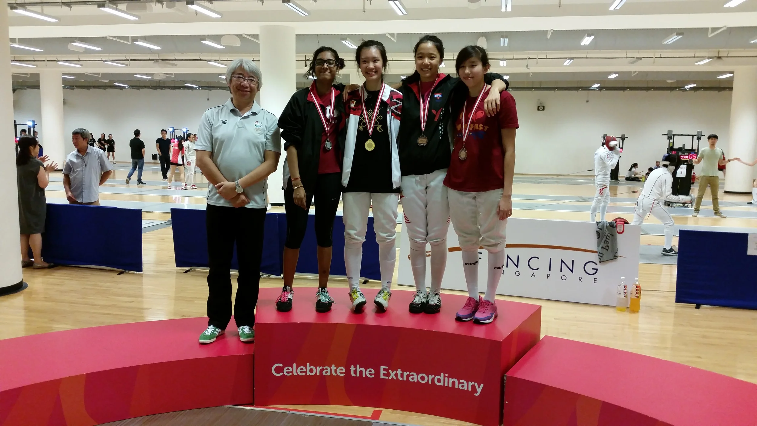 Silver and Bronze in Junior and Cadet Fencing Championships 2016