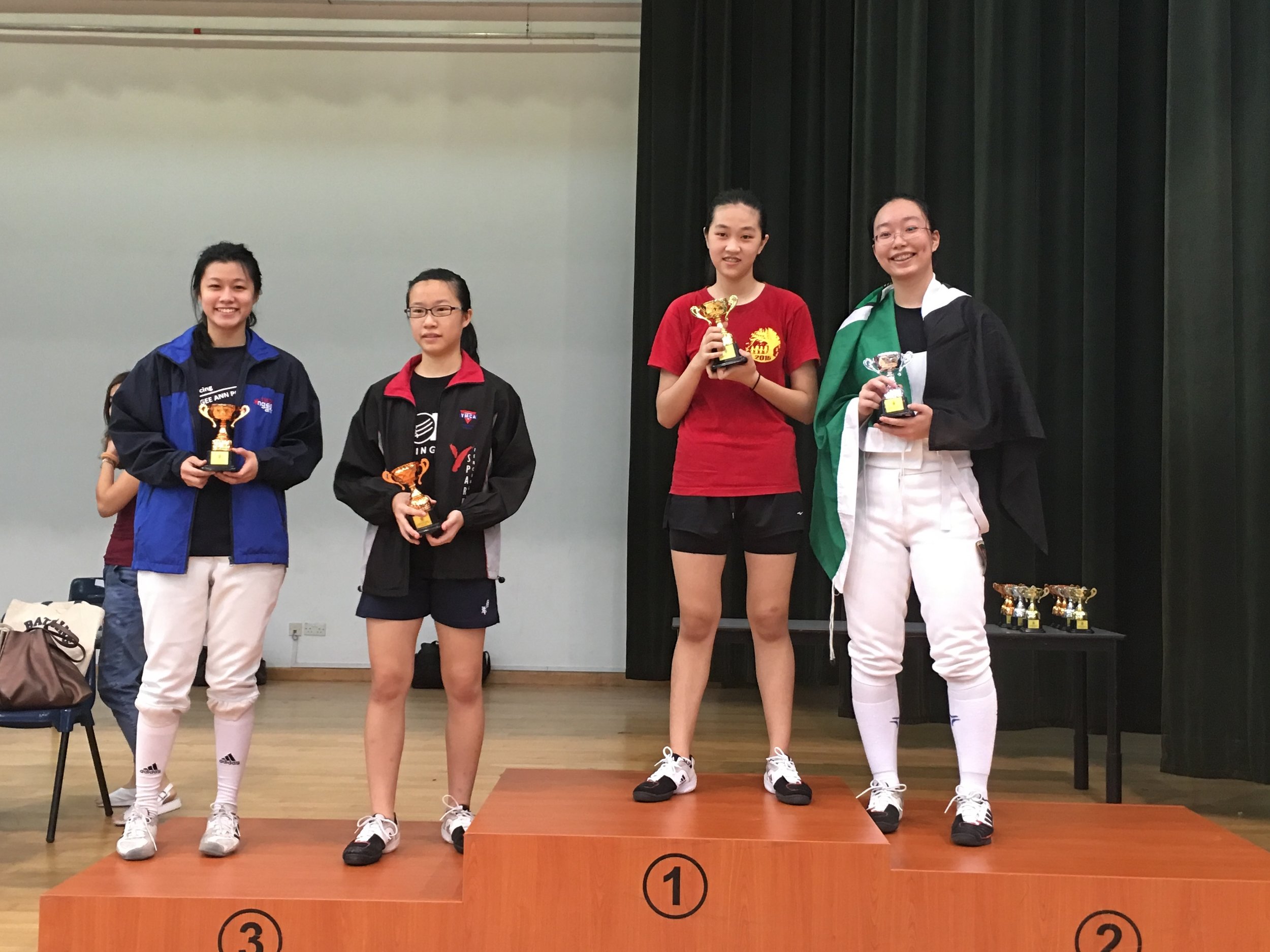 Bronze in Raffles Invites Fencing Championships 2016