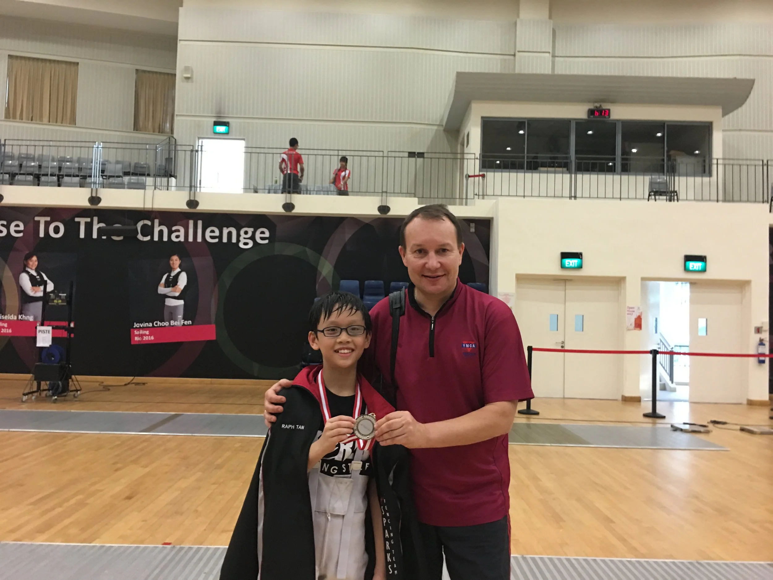 Silver and Bronze in Singapore Minime Fencing Championships 2017