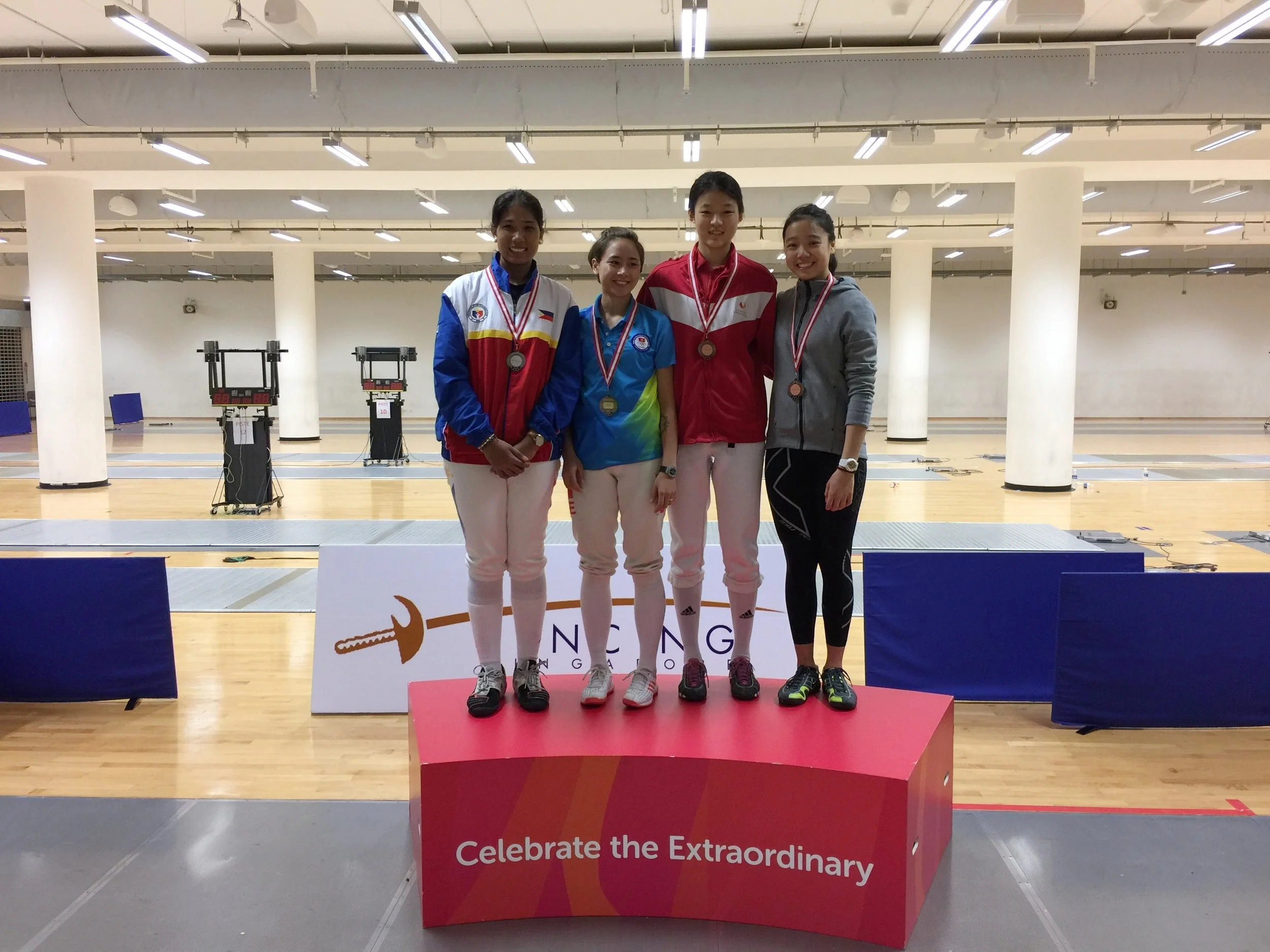 Bronze in Singapore Senior Fencing Championships 2017