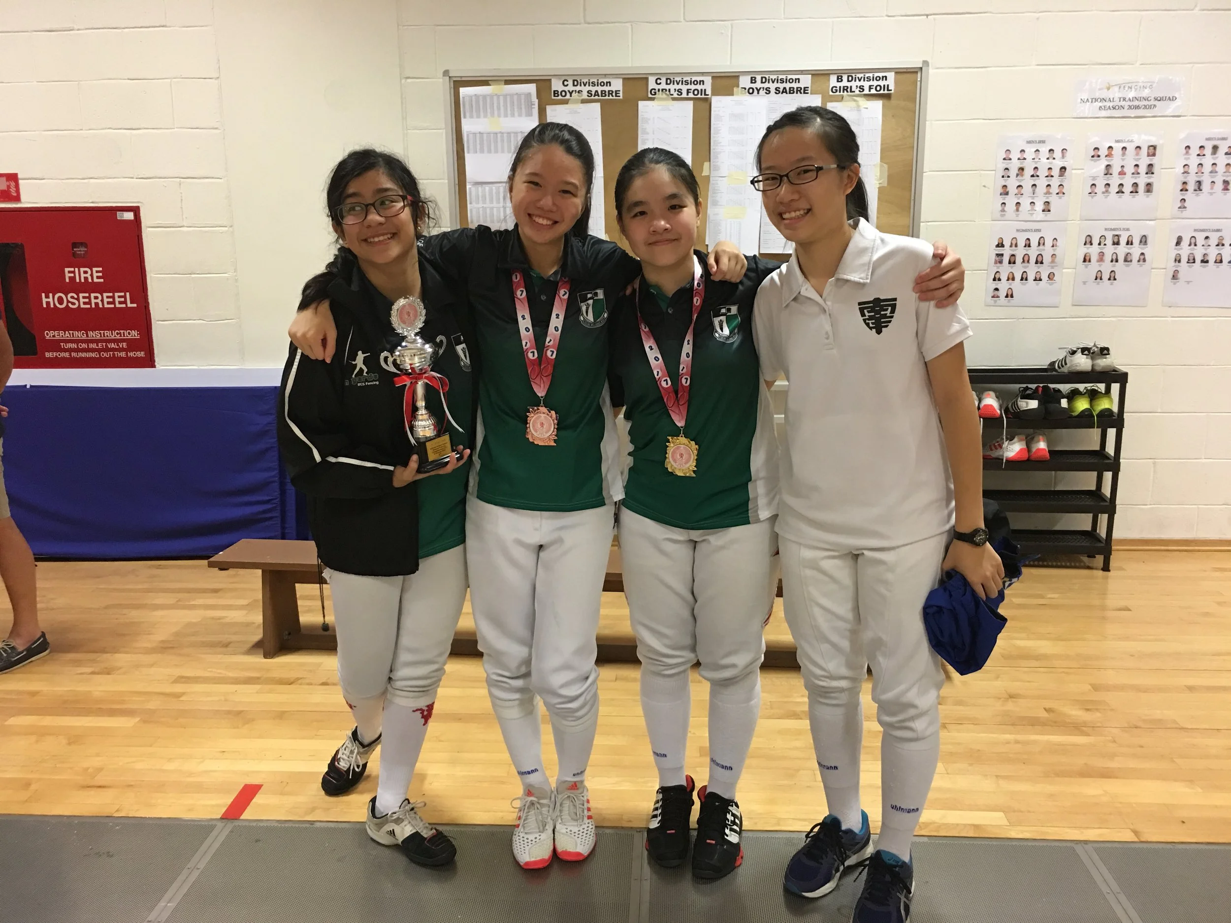 Gold, Silver and Bronze in National School Games 2017