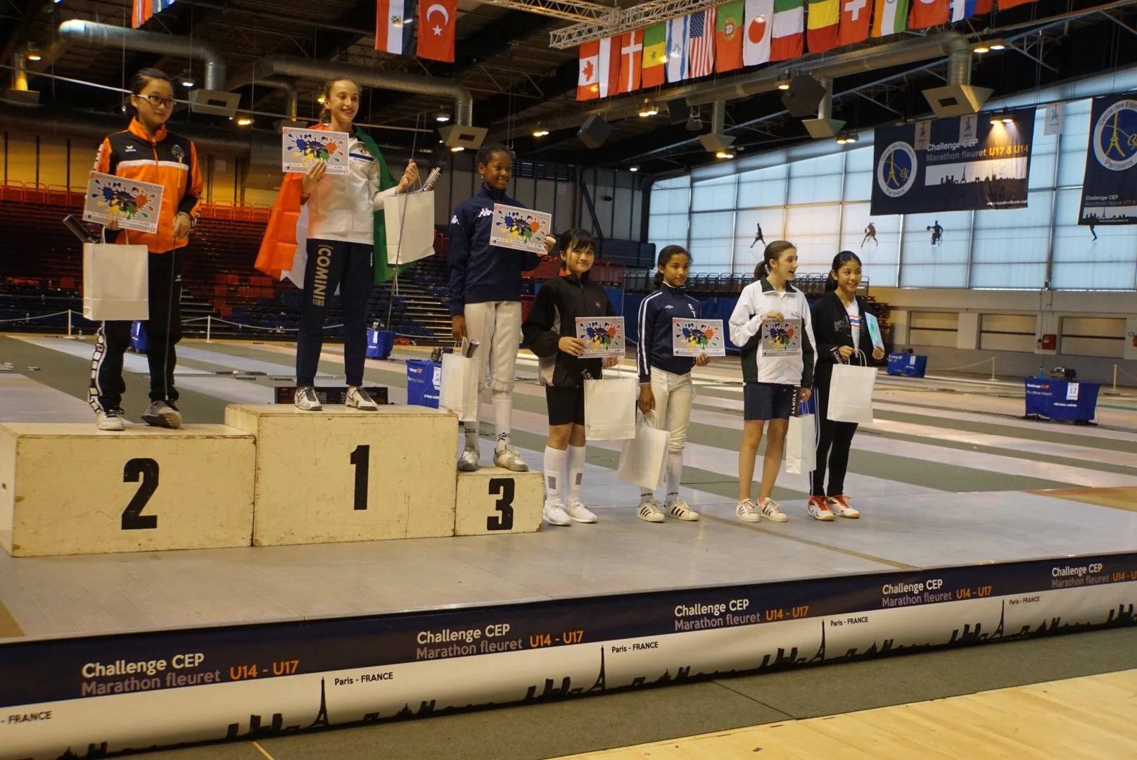 4th place in Mini-Marathon Fleuret 2017 held in Paris, France