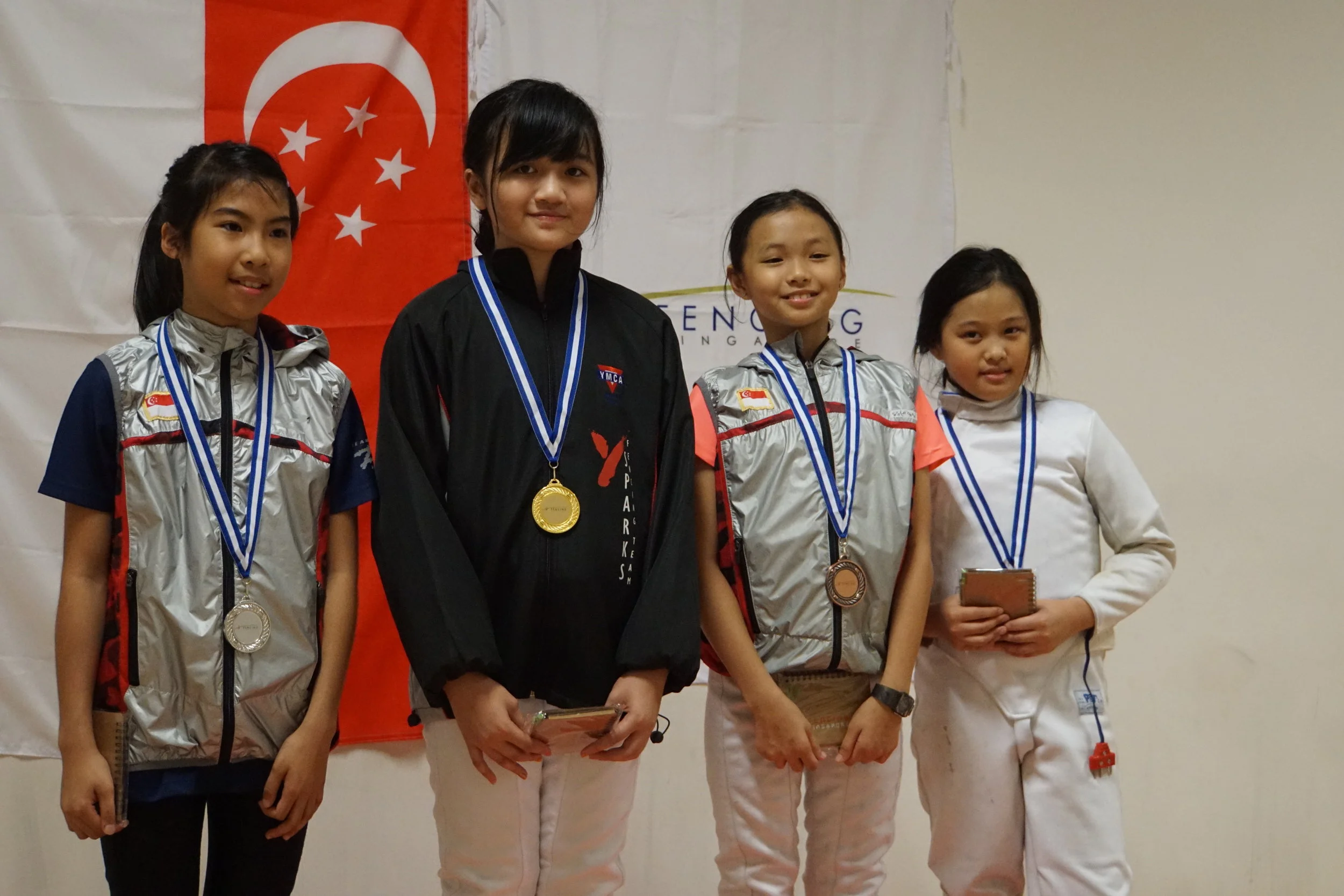 Gold in 2nd Singapore Minime Fencing Championships 2017