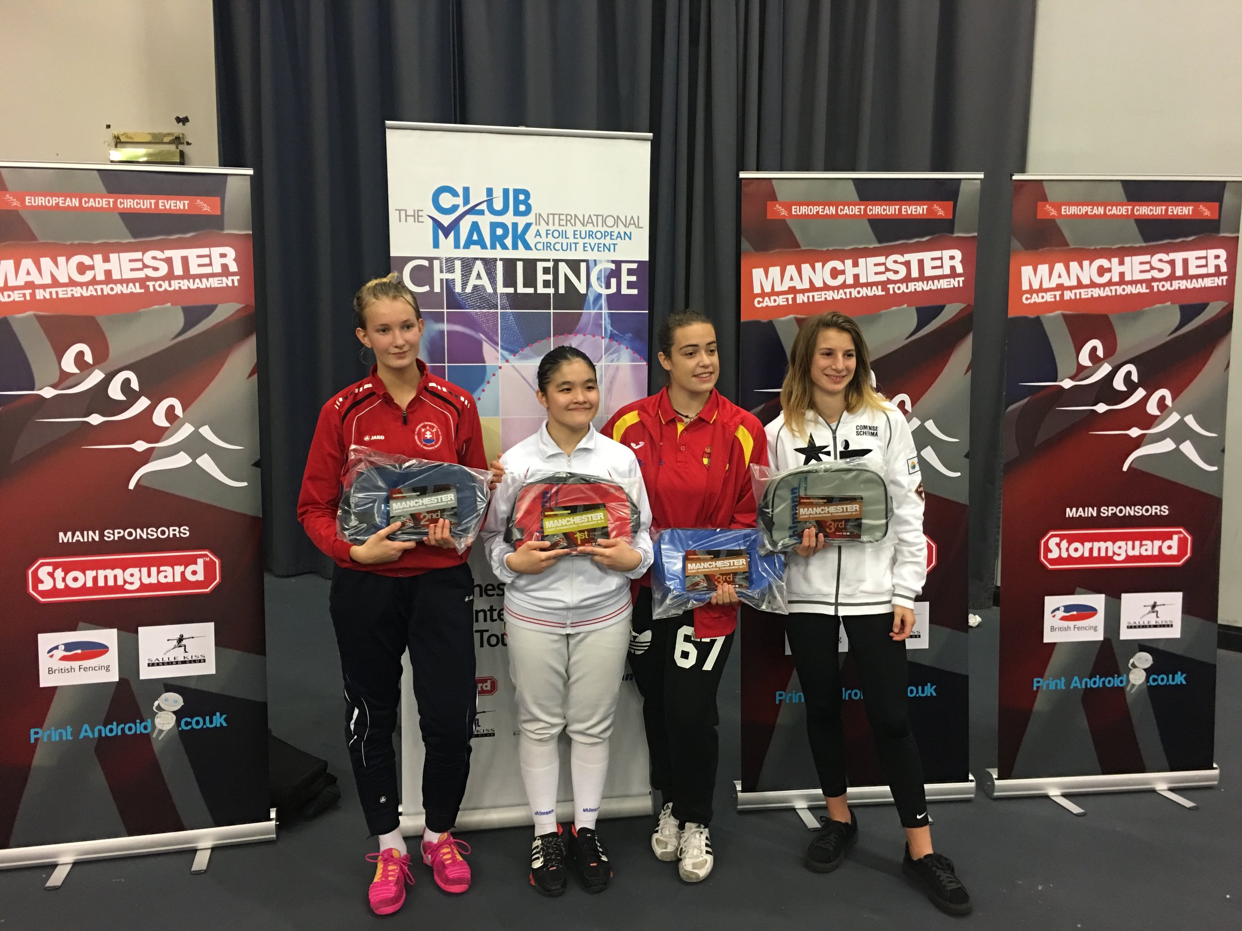 Gold in Manchester European Cadet Circuit International Tournament 2017