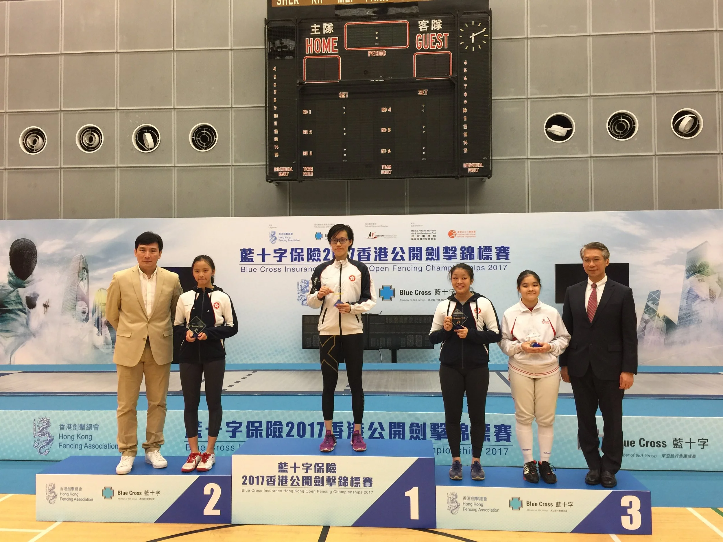 Bronze in Blue Cross Insurance 2017 Hong Kong Open Fencing Championships