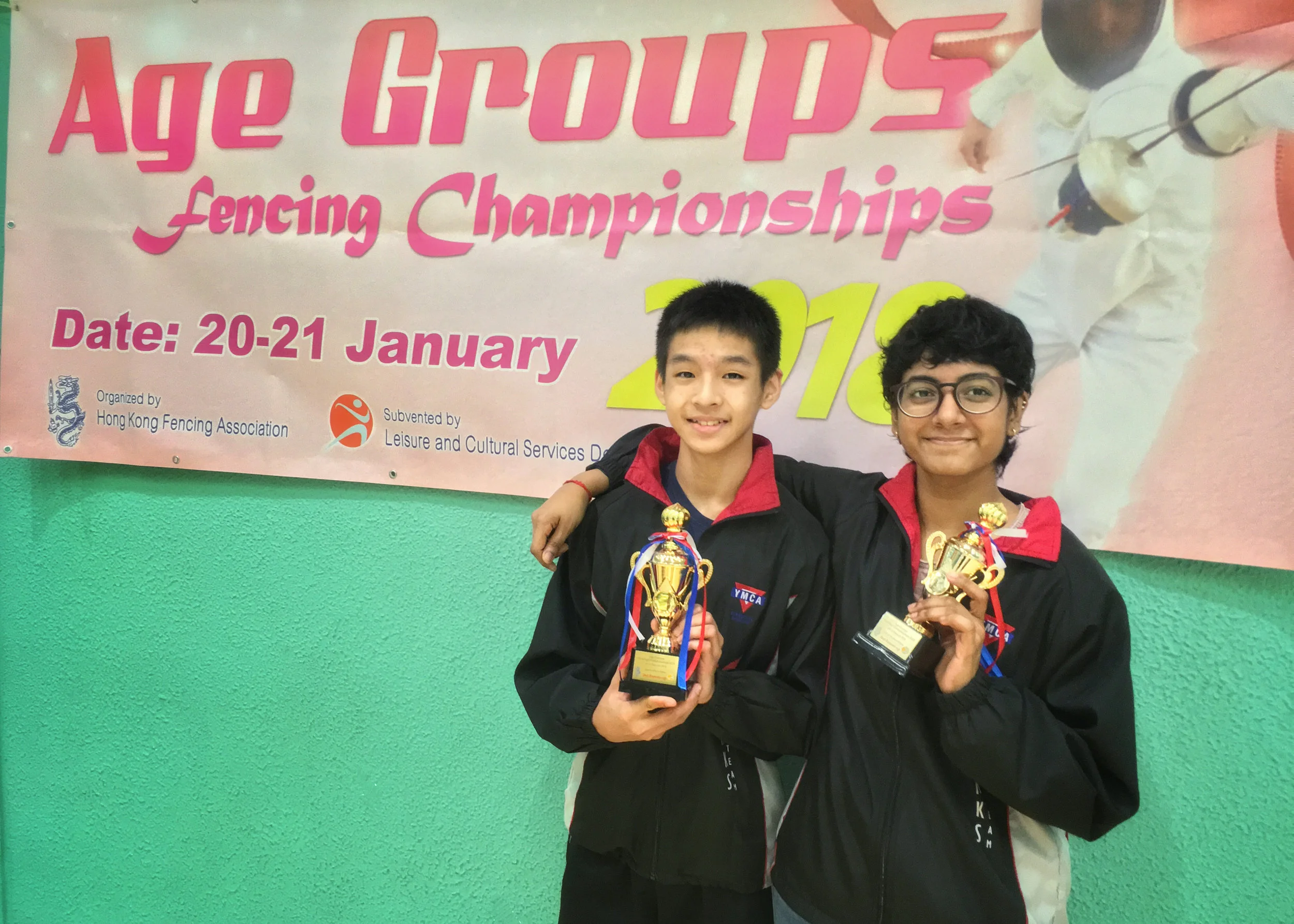 Bronze in Hong Kong Age Group Fencing Championships 2018