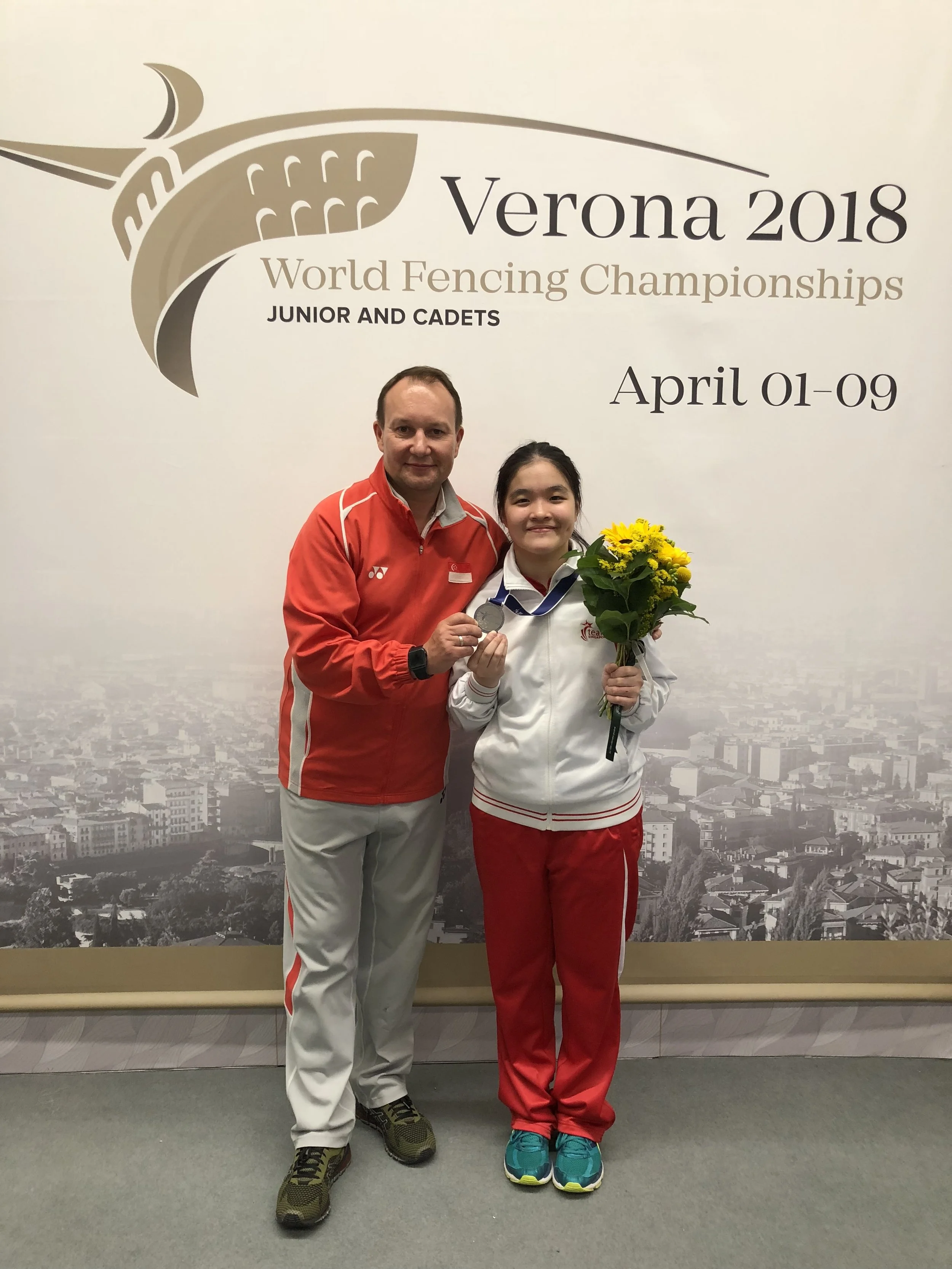 Silver in 2018 Junior and Cadet Fencing World Championships - Verona