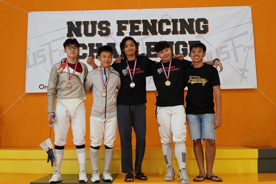 Bronze in NUS Fencing Challenge 2018