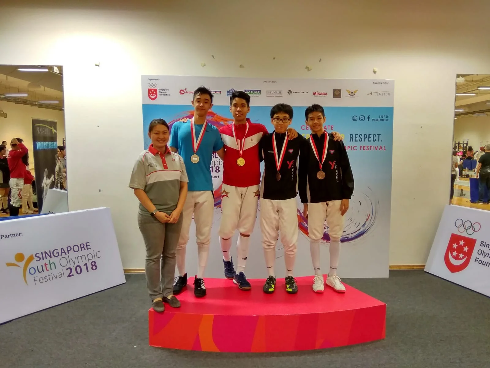 Bronze in Singapore Youth Olympic Festival 2018