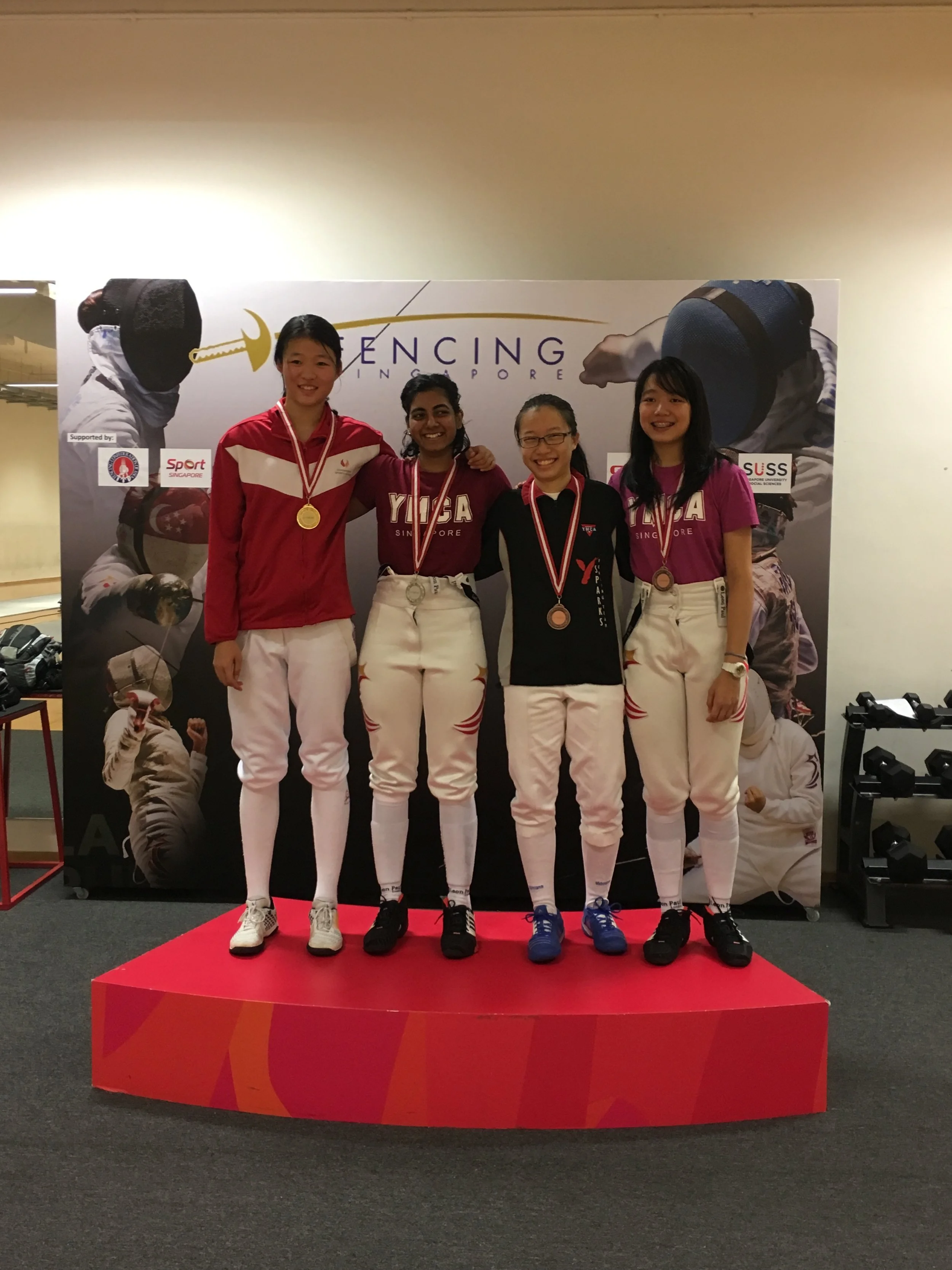 Gold, Silver and Bronze in Singapore Junior Championships 2018