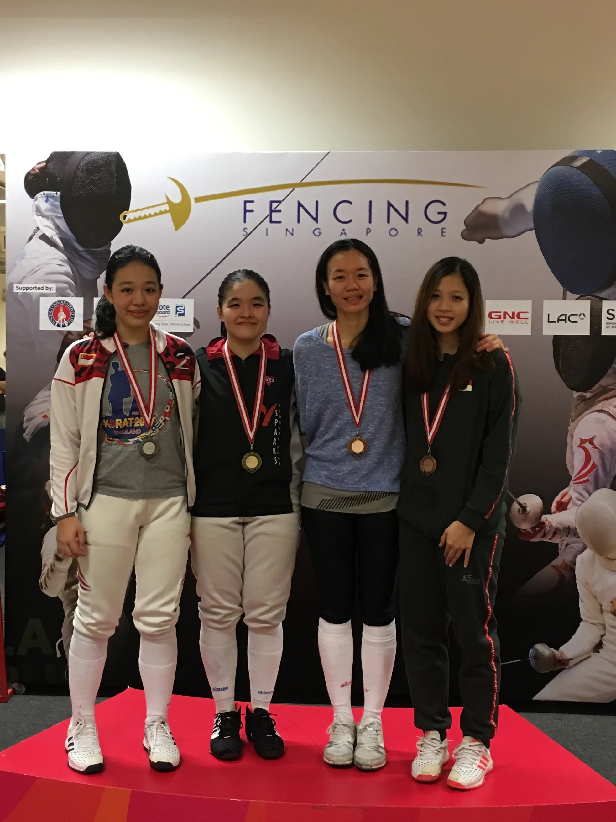 Gold and Silver in Singapore Senior Challenge 2018