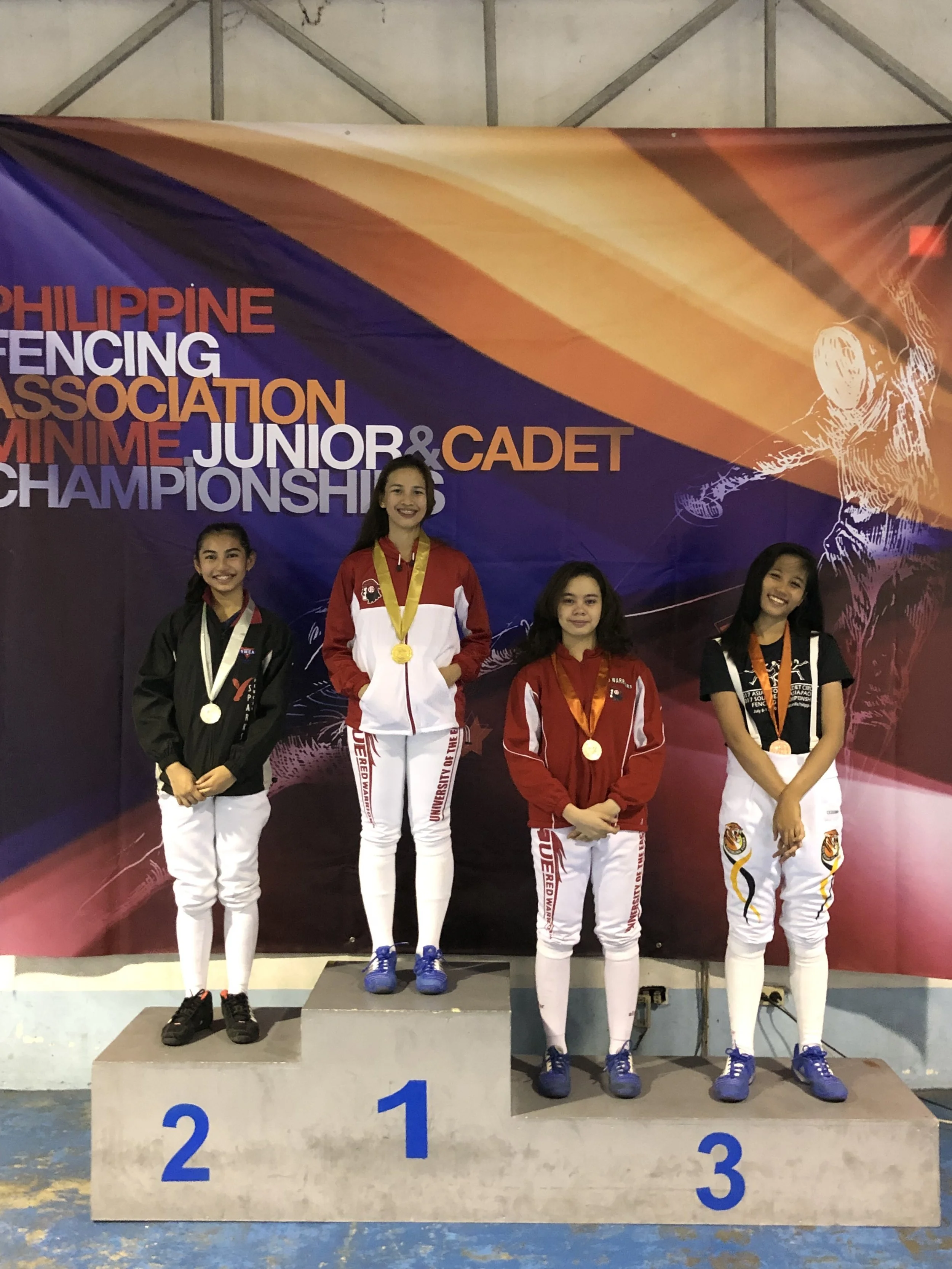 Silver in 2019 Philippine Fencing Association Minime, Cadet and Junior Fencing Championships