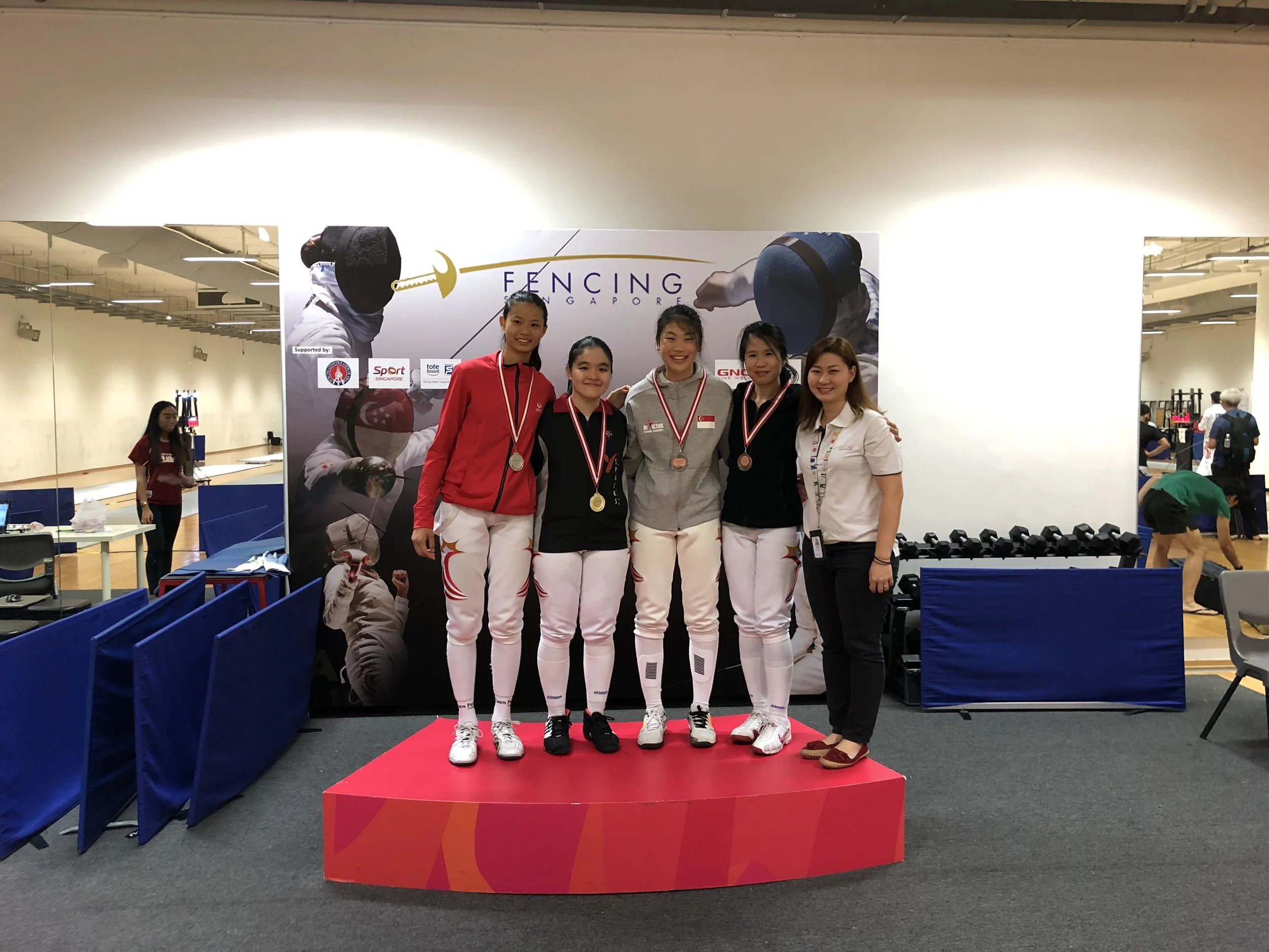 Gold and Silver in Singapore Senior Championships 2019