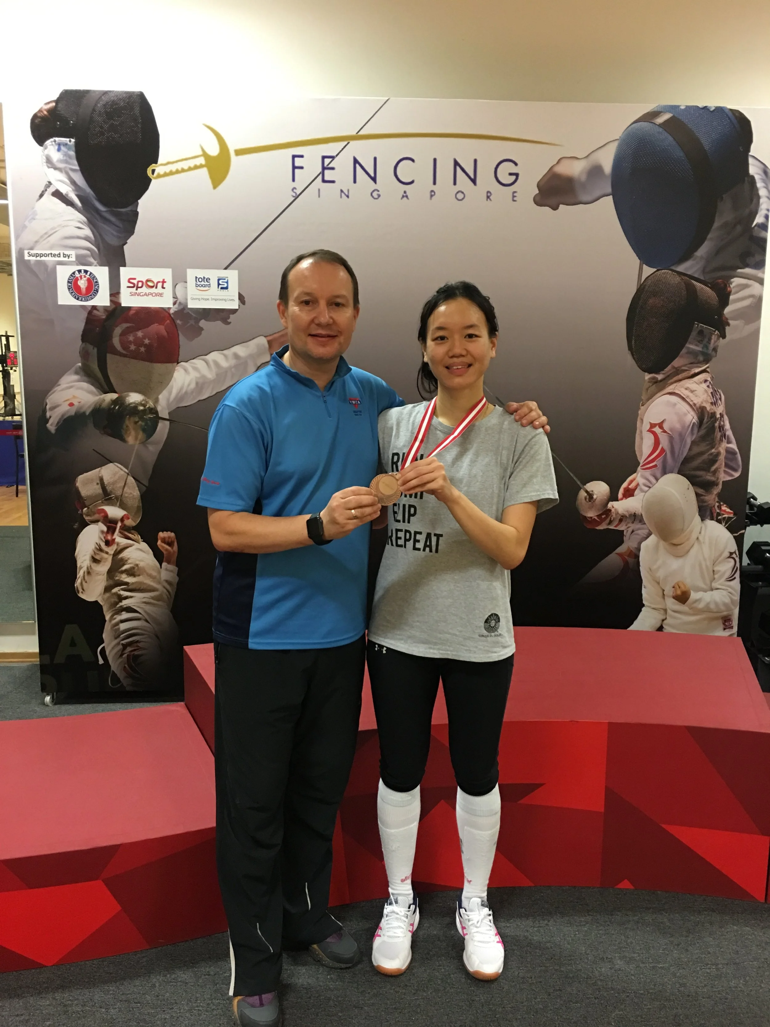 Bronze in Singapore Senior Nationals 2019