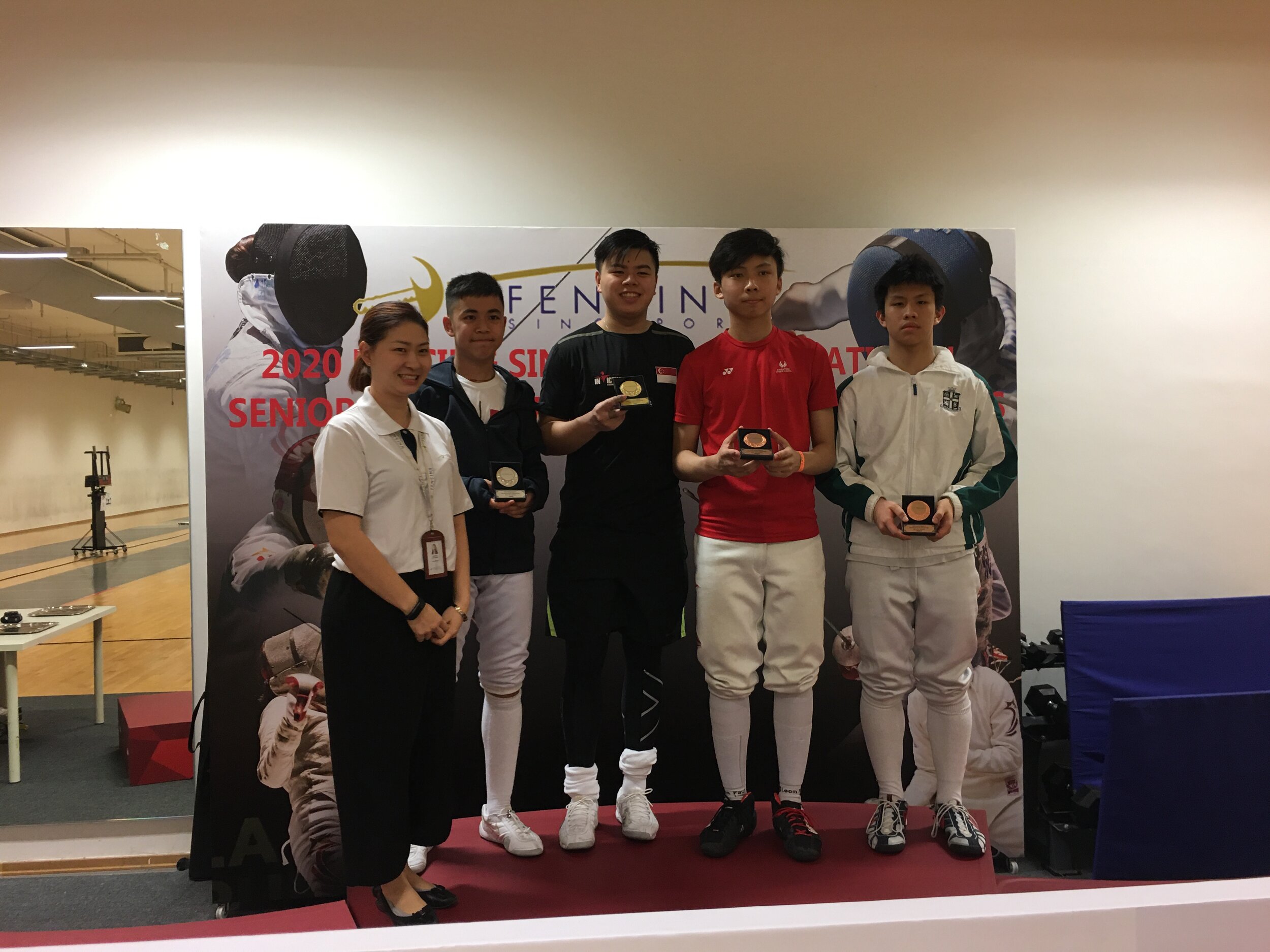 Bronze in Fencing Singapore International Championships 2020