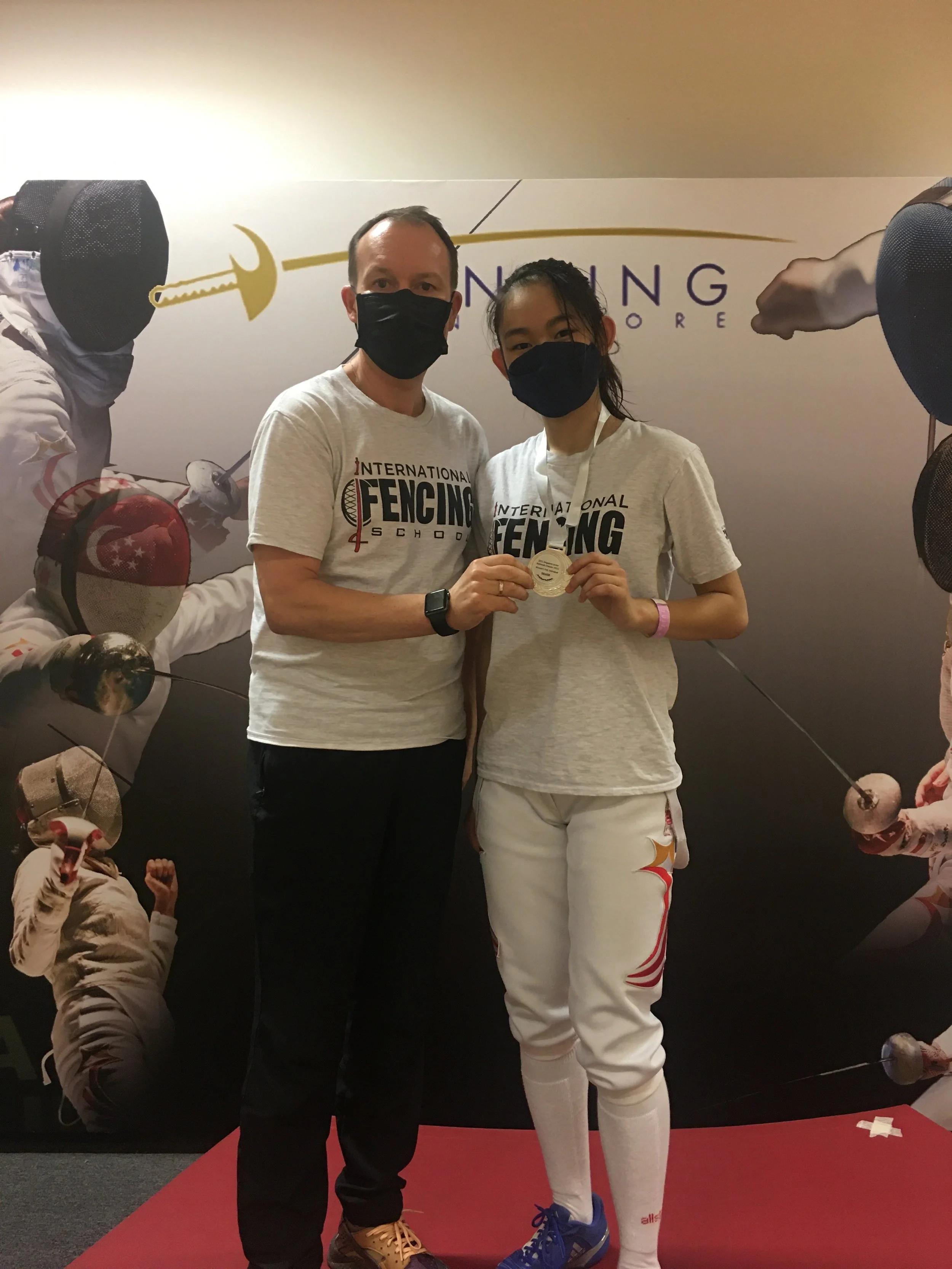 Silver in Singapore Junior Nationals 2021