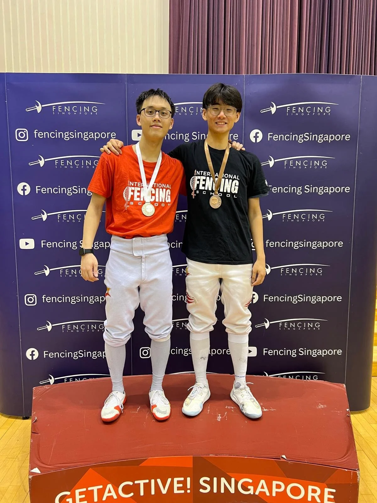 Silver and Bronze in Singapore Junior Nationals 2025