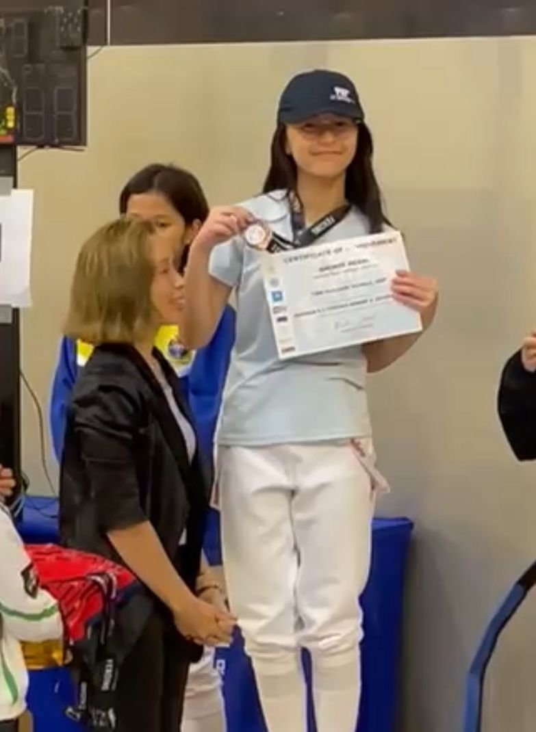 Bronze in Moohun Fencing Minime & Veteran 2024