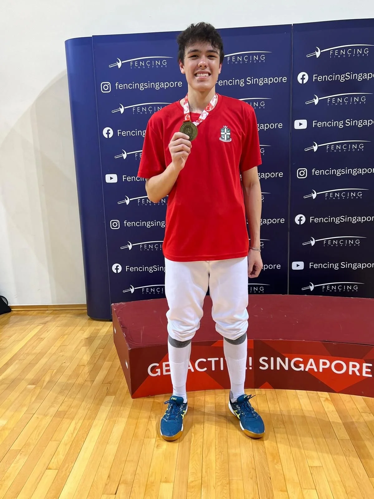 Gold in Individual Men's Epee A Division event.jpeg