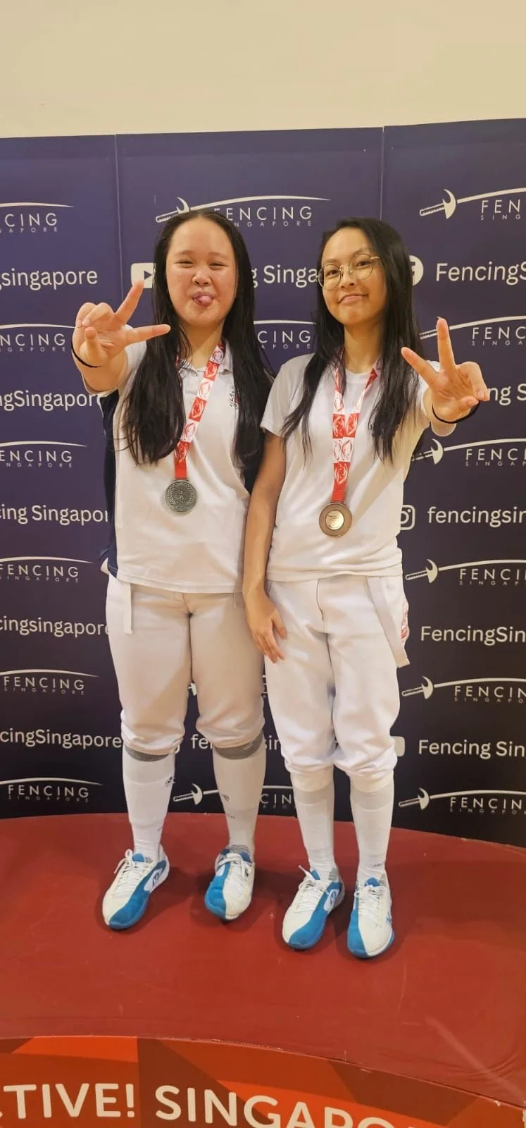 Silver and Bronze in Individual Women's Epee B Division event.jpeg
