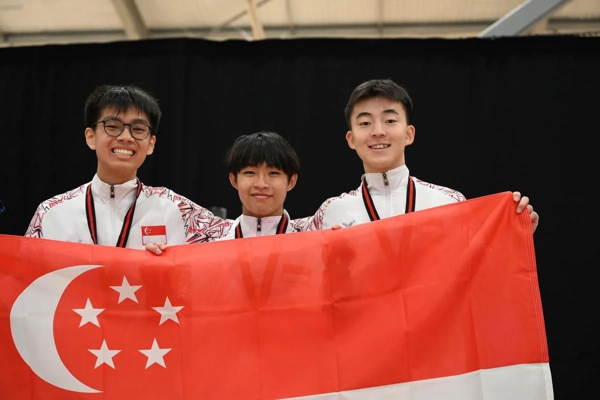Gold in Cadet Men's Foil Team event.jpeg