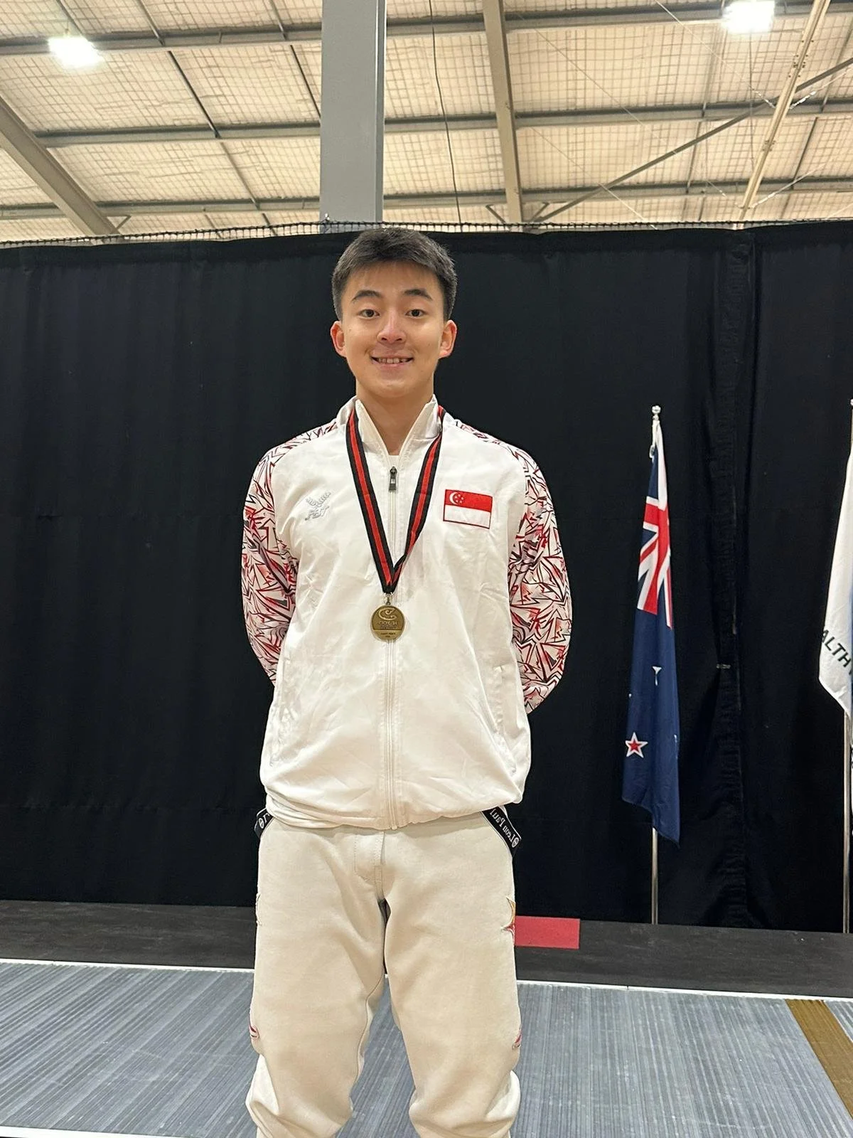 Gold in Individual Cadet Men's Foil event.jpeg