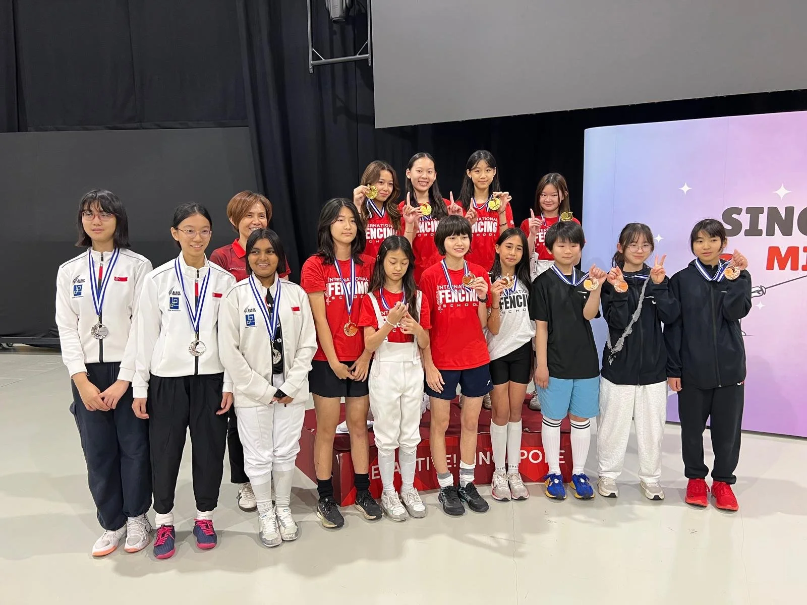 Gold, silver and Bronze at 2026 Singapore Minime 