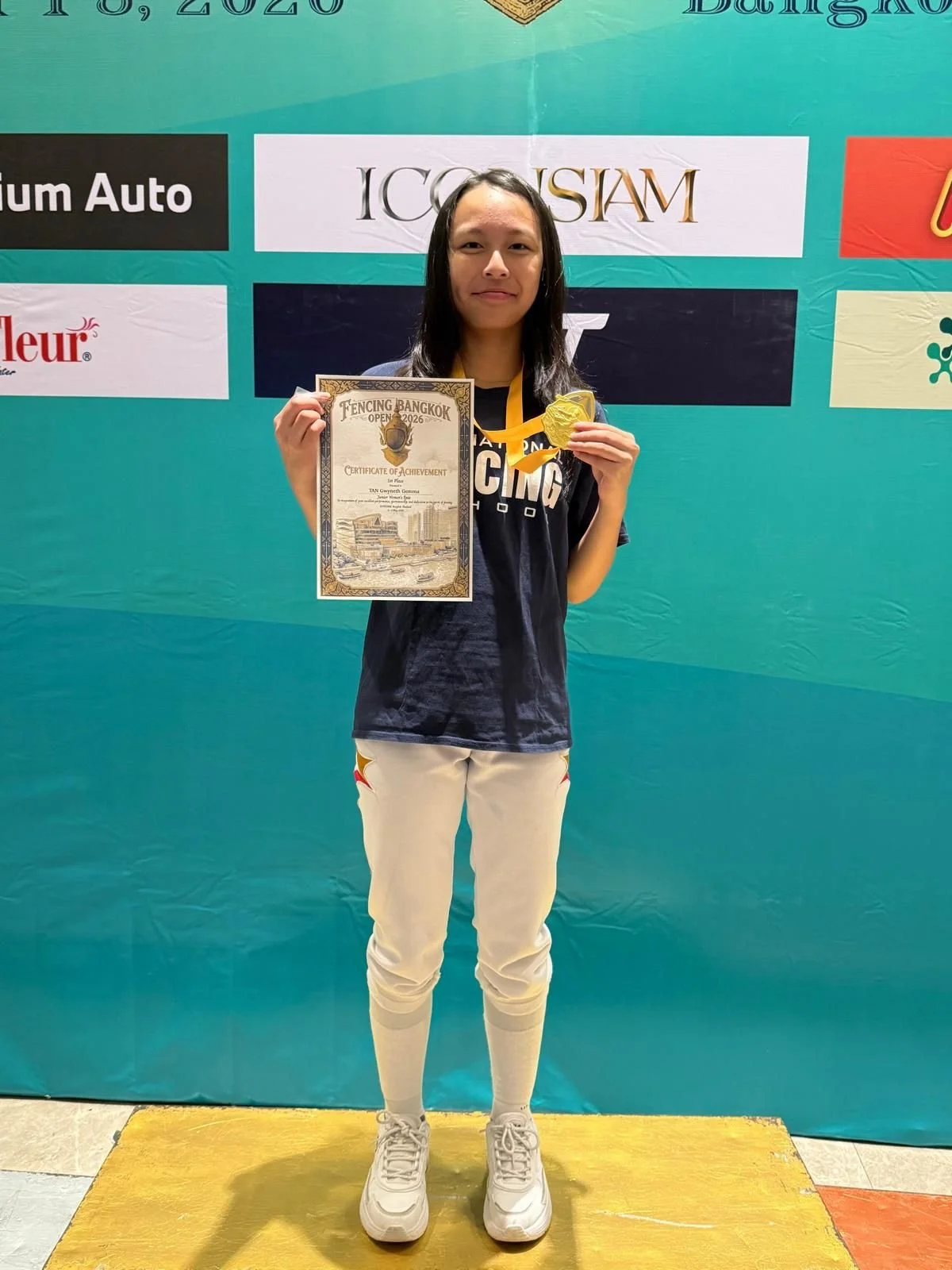 Gold in individual Junior Women's epee.jpg