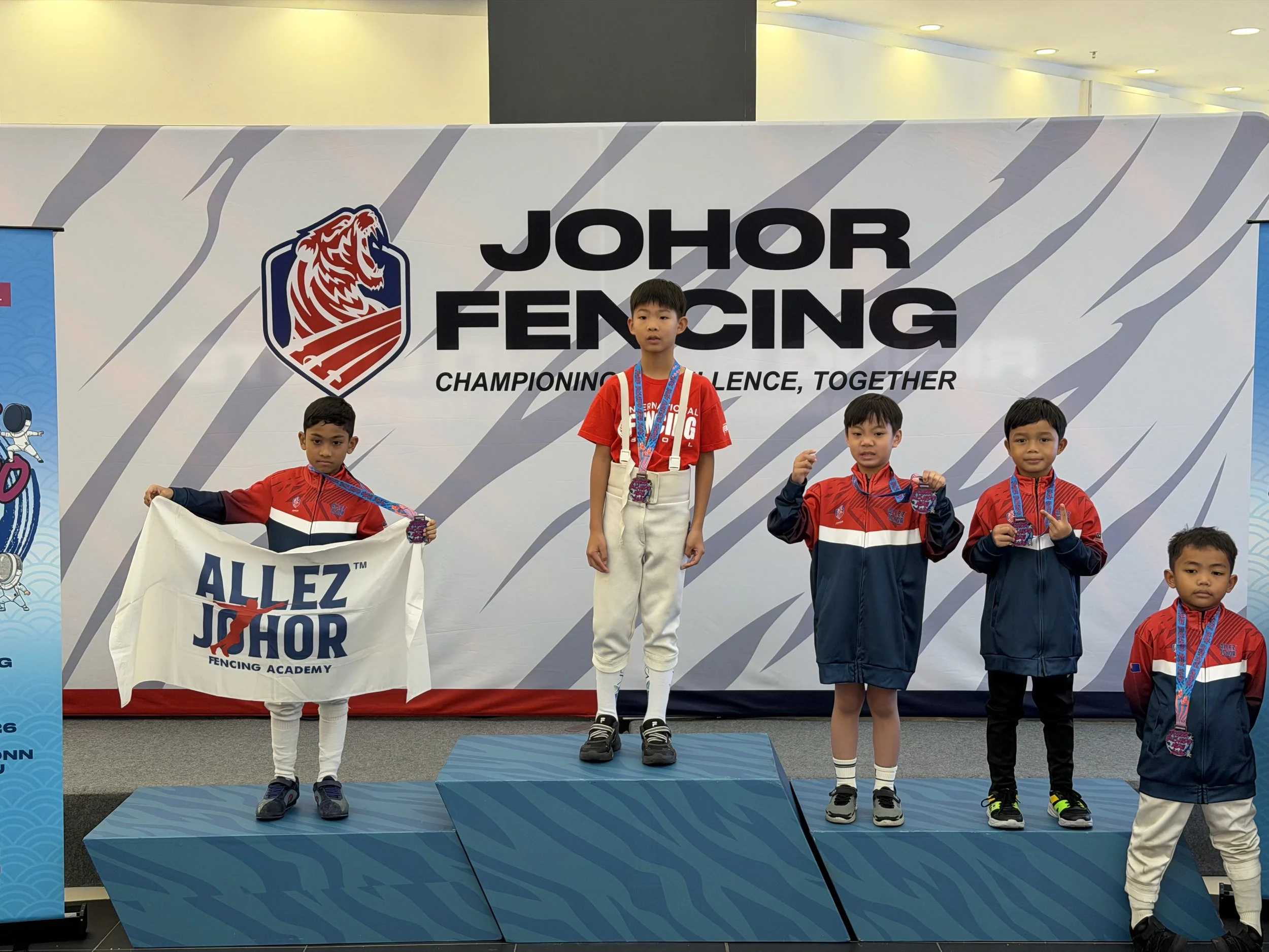 Gold in individual U8 boy's epee JOHOR BUSHIDO MIRAI 2026.jpeg