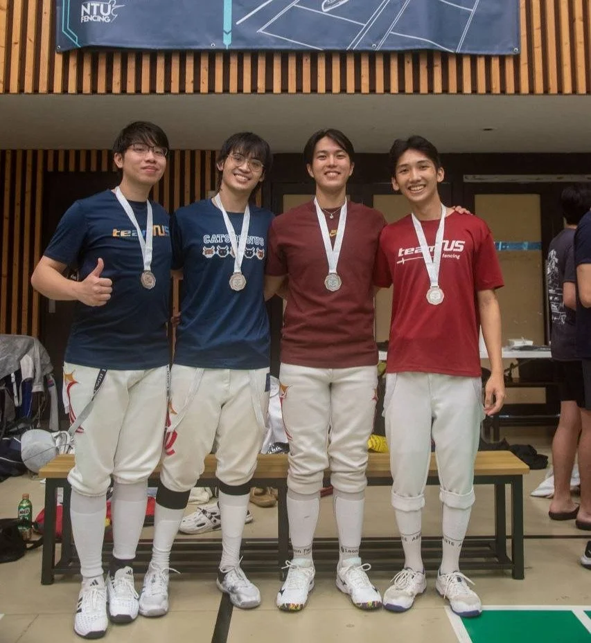 Silver in team Men's Epee 2026 NTU Invites.jpg