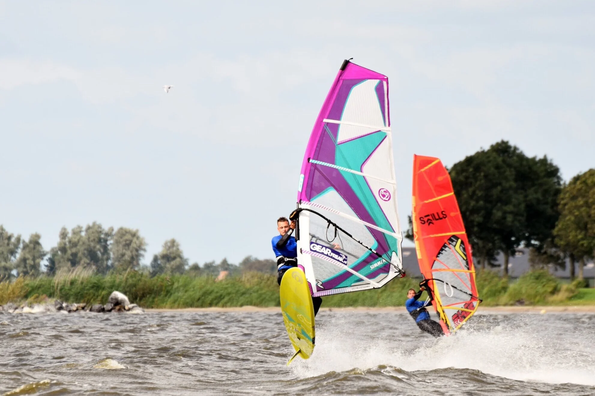 Gevorderden Gevorderd Beginner Windsurfen Surfen Golven Meer Friesland Surfen Surf Sneek Leeuwarden Drachten Heerenveen