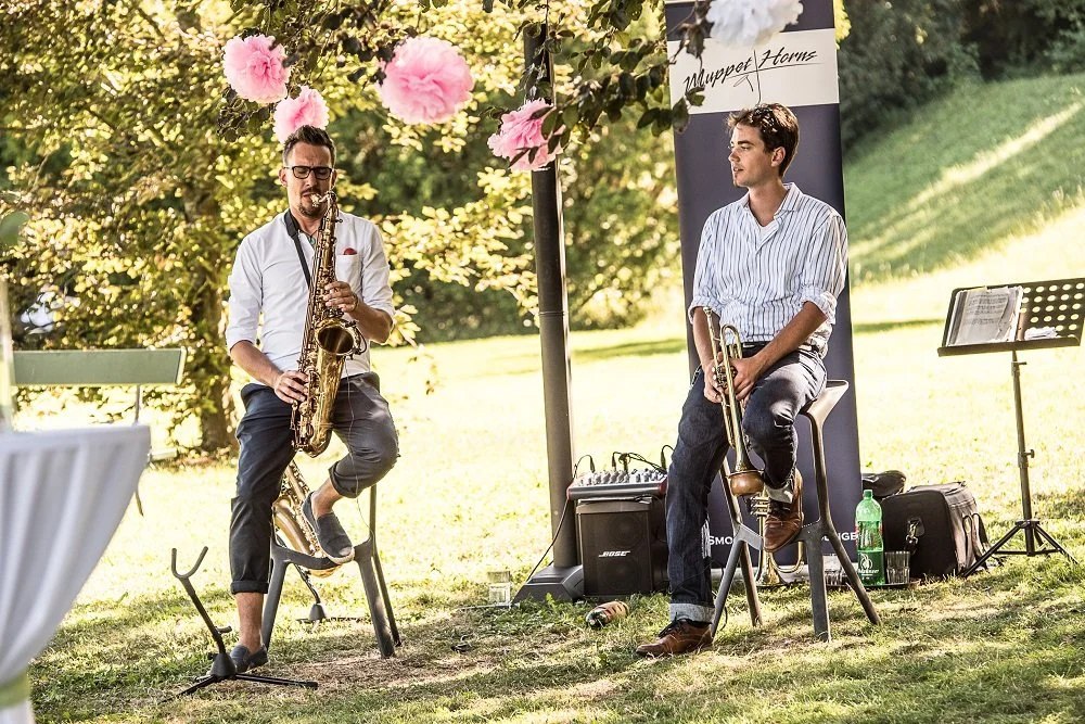 Saxophonspieler Hochzeit