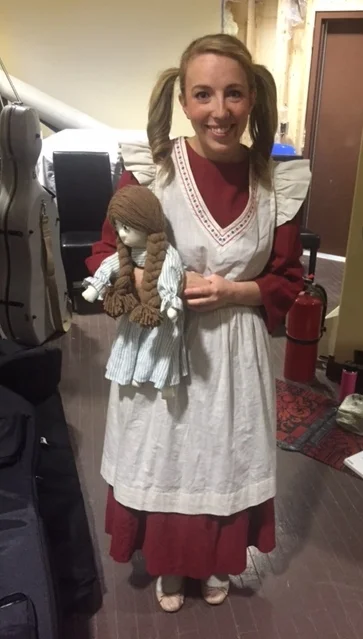  Backstage as Flora in&nbsp; The Turn of the Screw  