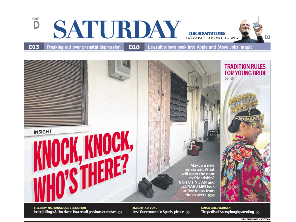 For the Straits Times