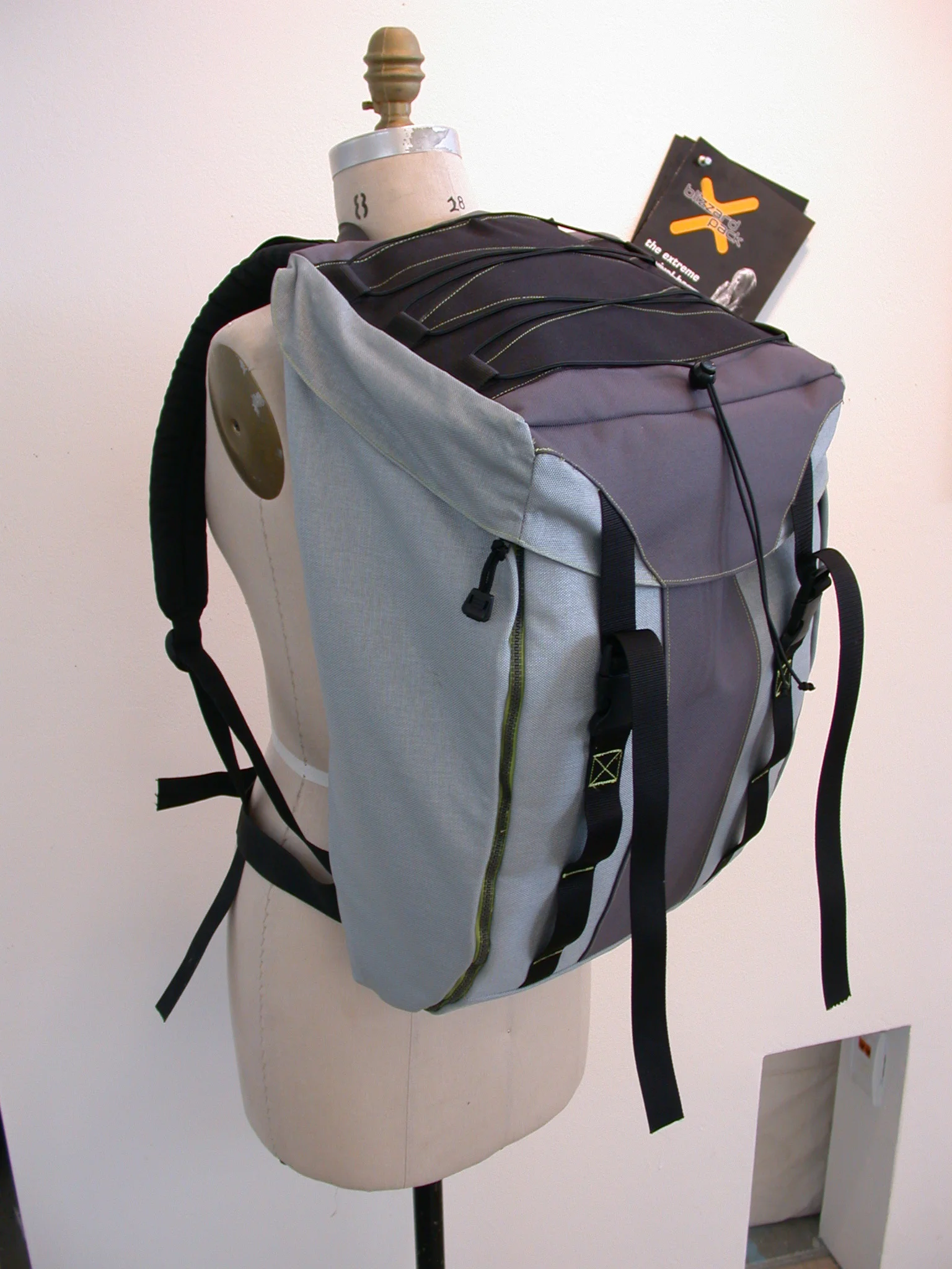  The Any Element survival pack is a winter survival pack meant for back country skiing or snow boarding it has an integrated fold out sleeping pad and a space blanket sleeping bag to keep warm in case one gets lost or stranded in bad weather. 