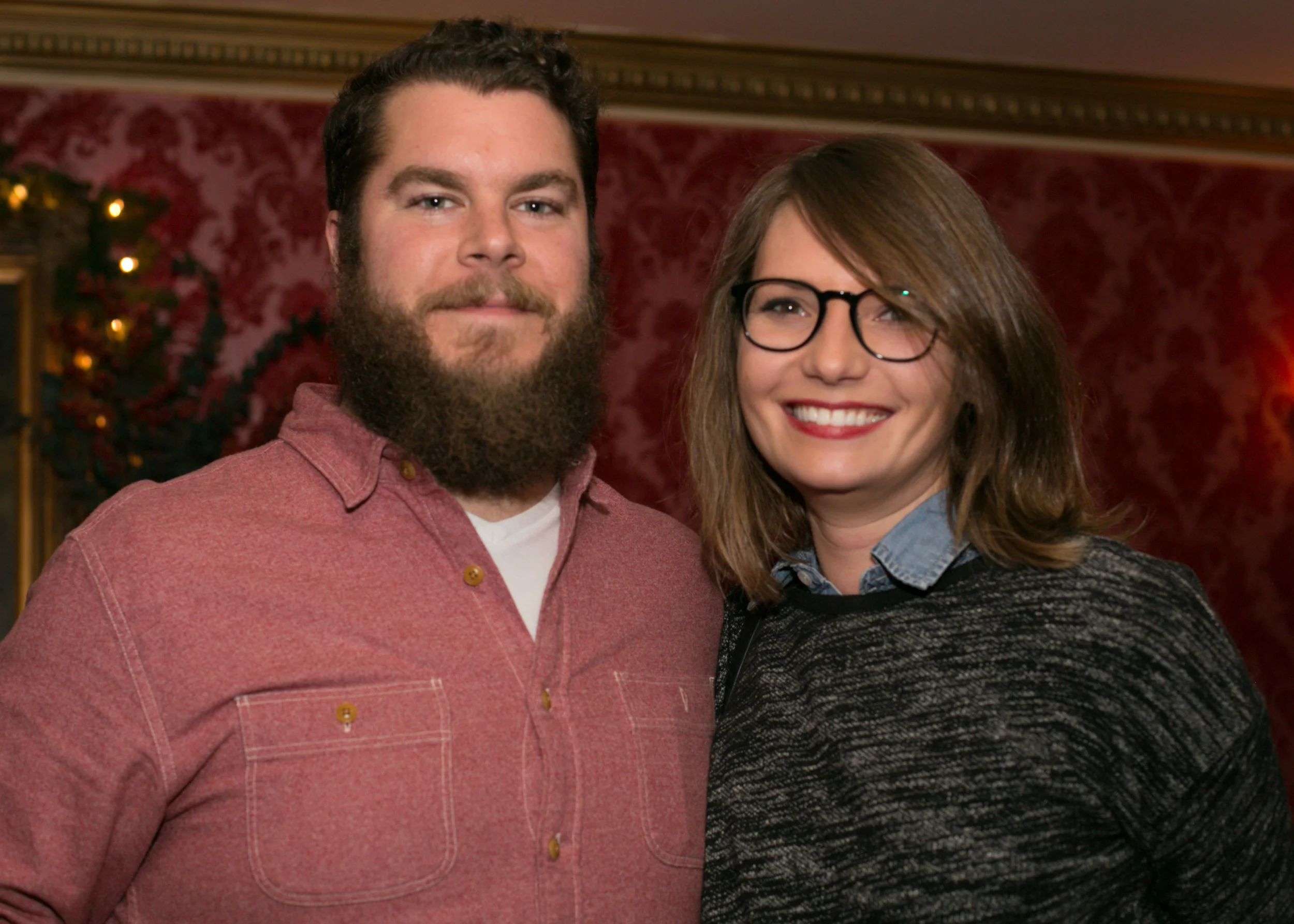 Meghan of And Here We Are with her husband and partner, John!