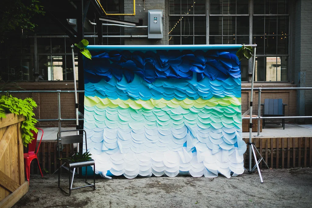 Stunning backdrop by the talented Michelle Bablo!