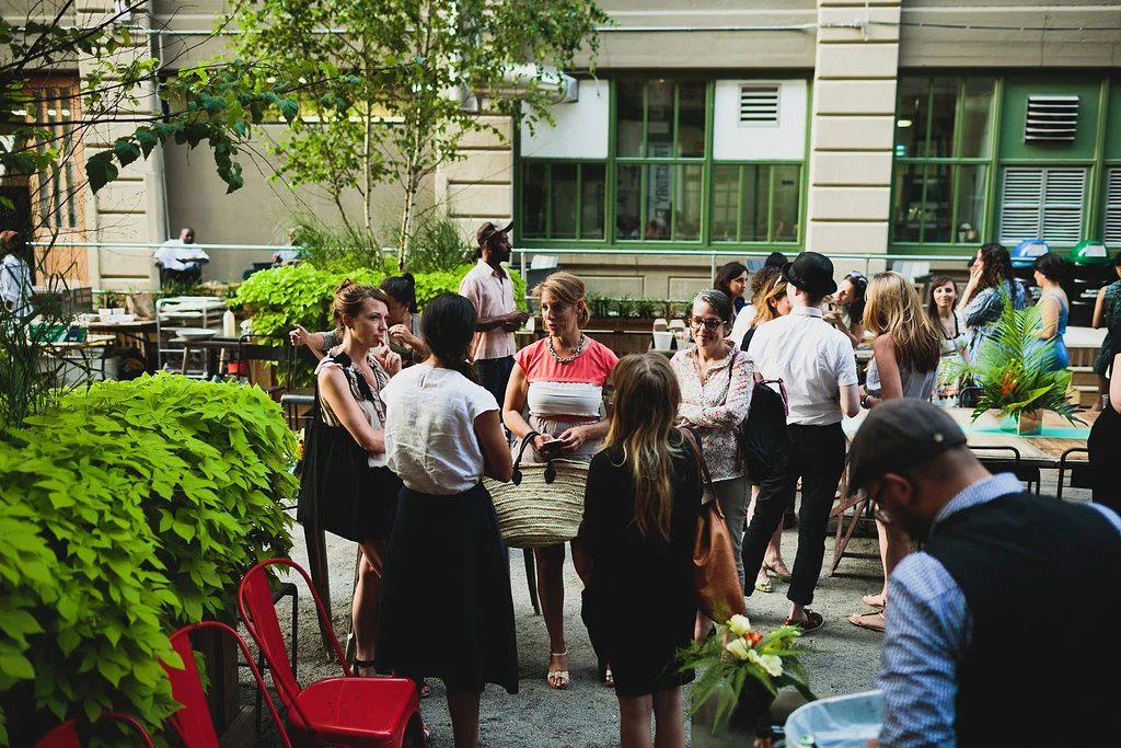 I spy Loren from Naturally Delicious working the crowd!