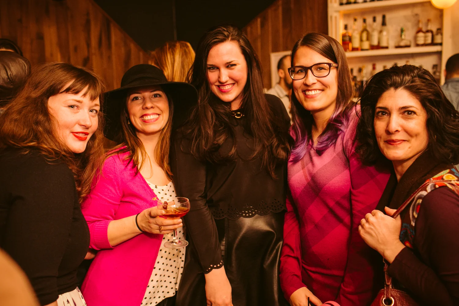 Love the color coordination going on here ladies! (Michelle Bablo, Brittany Drye, Color Popo Events, The Chuppah Studio)