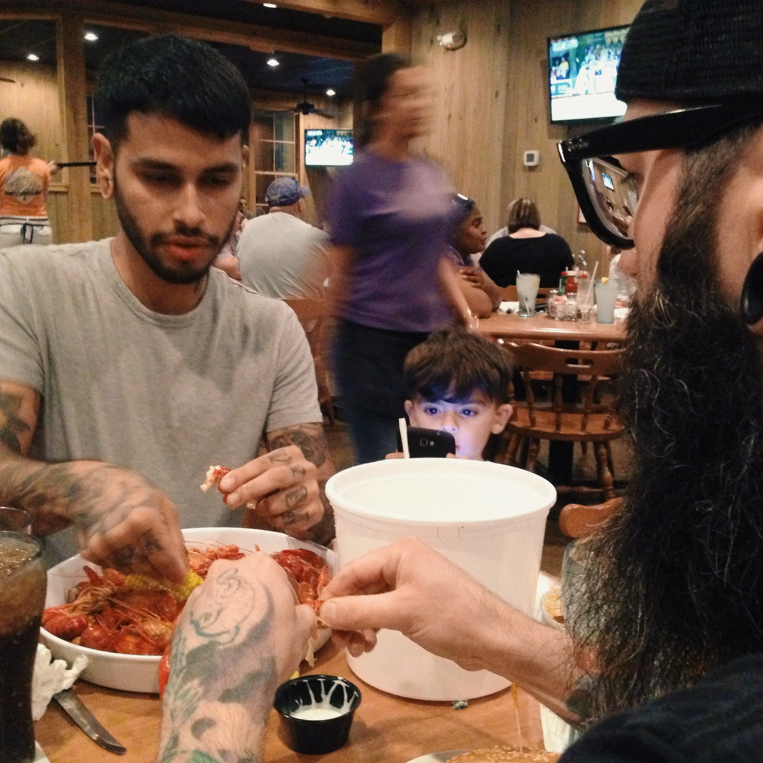 First Crawfish In Louisiana with Daniel, owner of Black Torch Tattoo