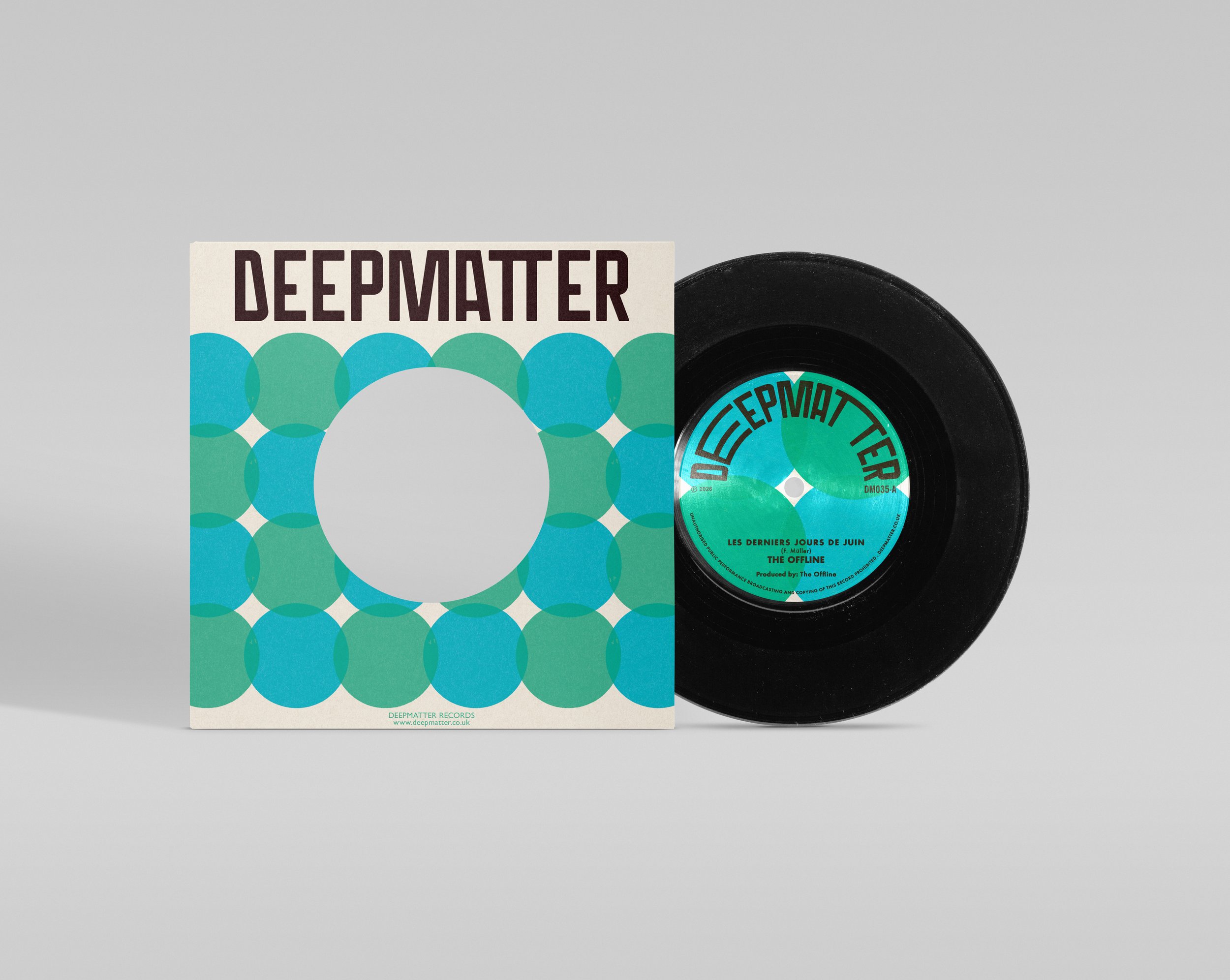 The Offline - Les derniers jours de juin / Marées  — 7" Black Vinyl