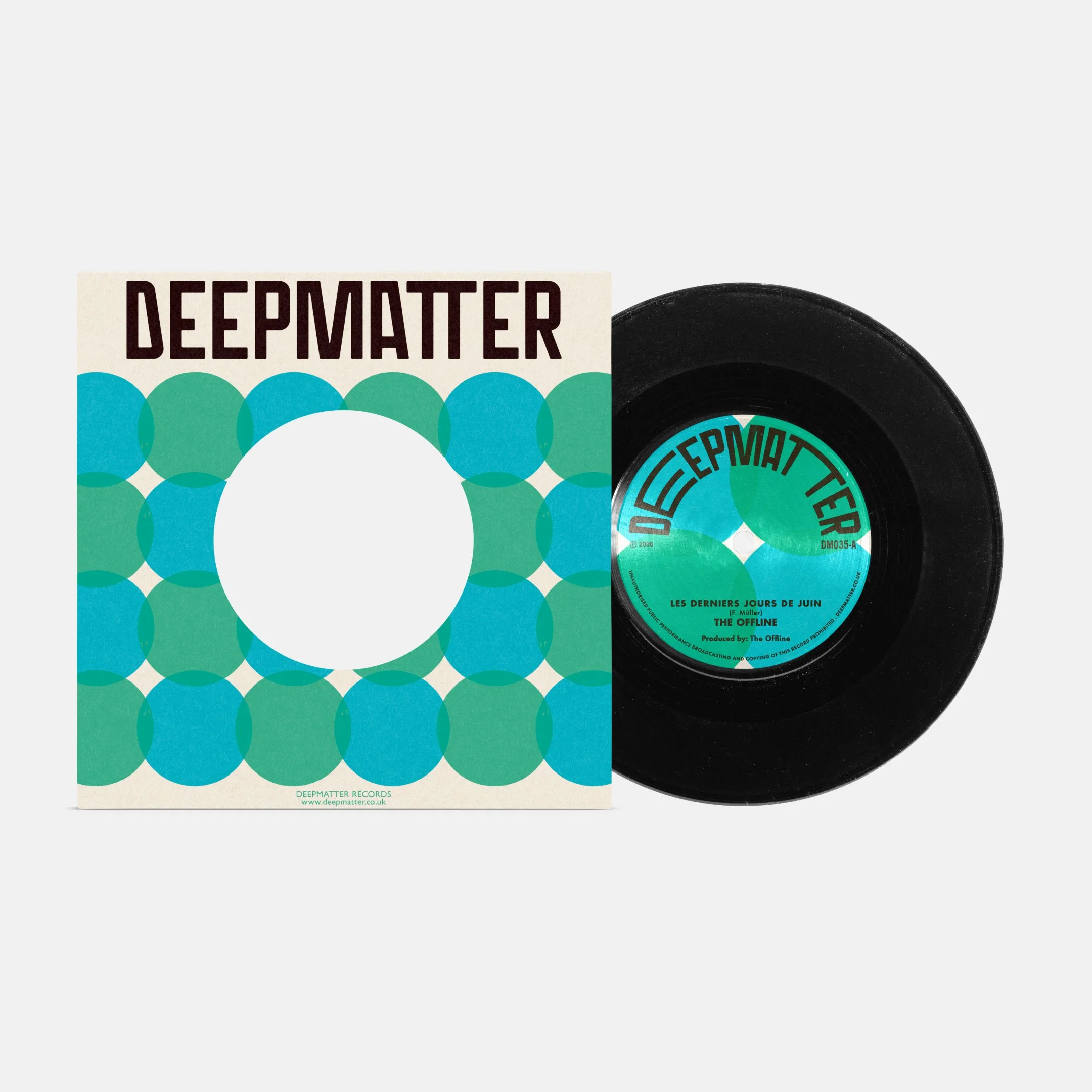 The Offline - Les derniers jours de juin / Marées  — 7" Black Vinyl