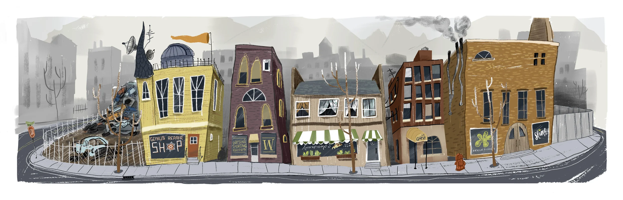 Steel City and the repair shop