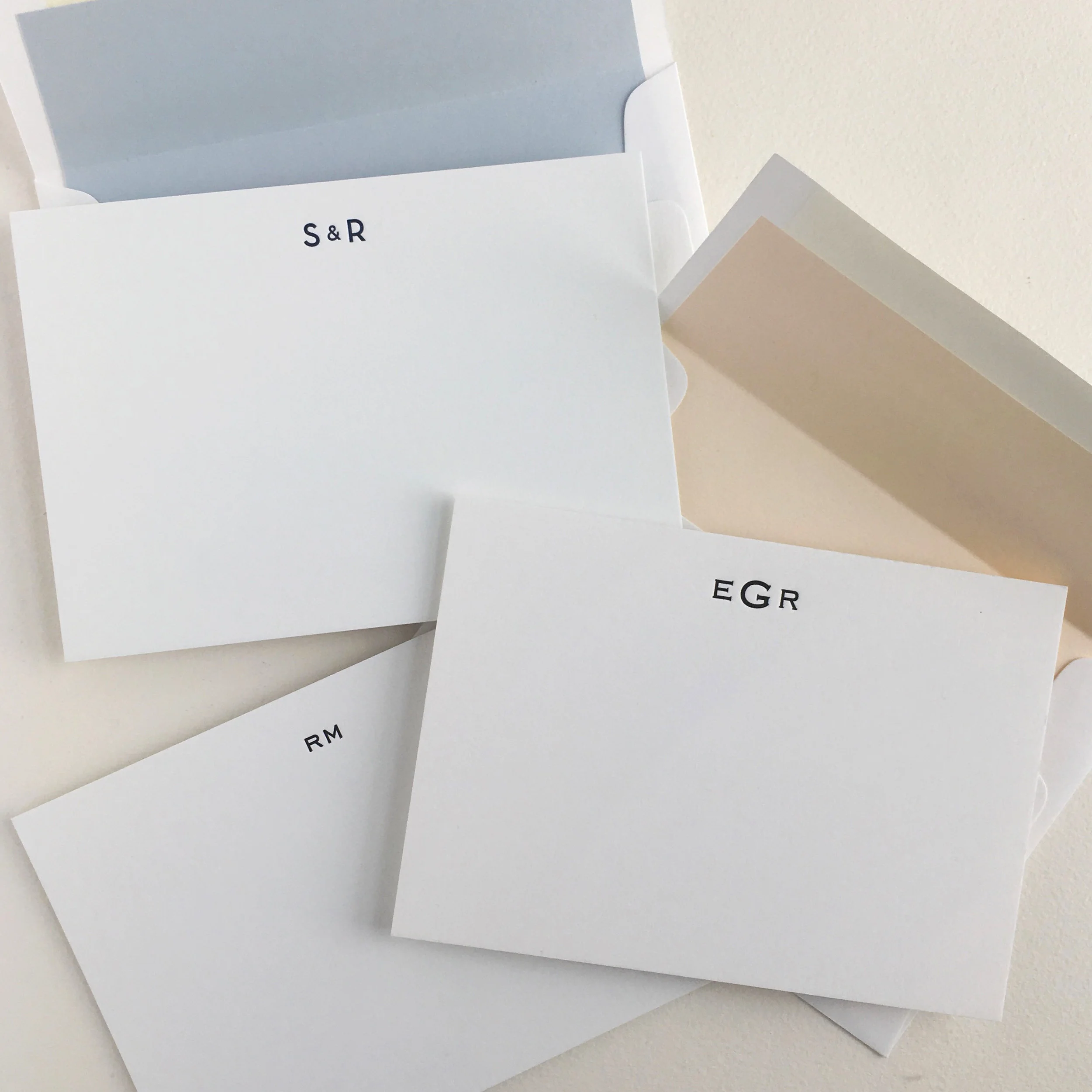 Monogram stationery