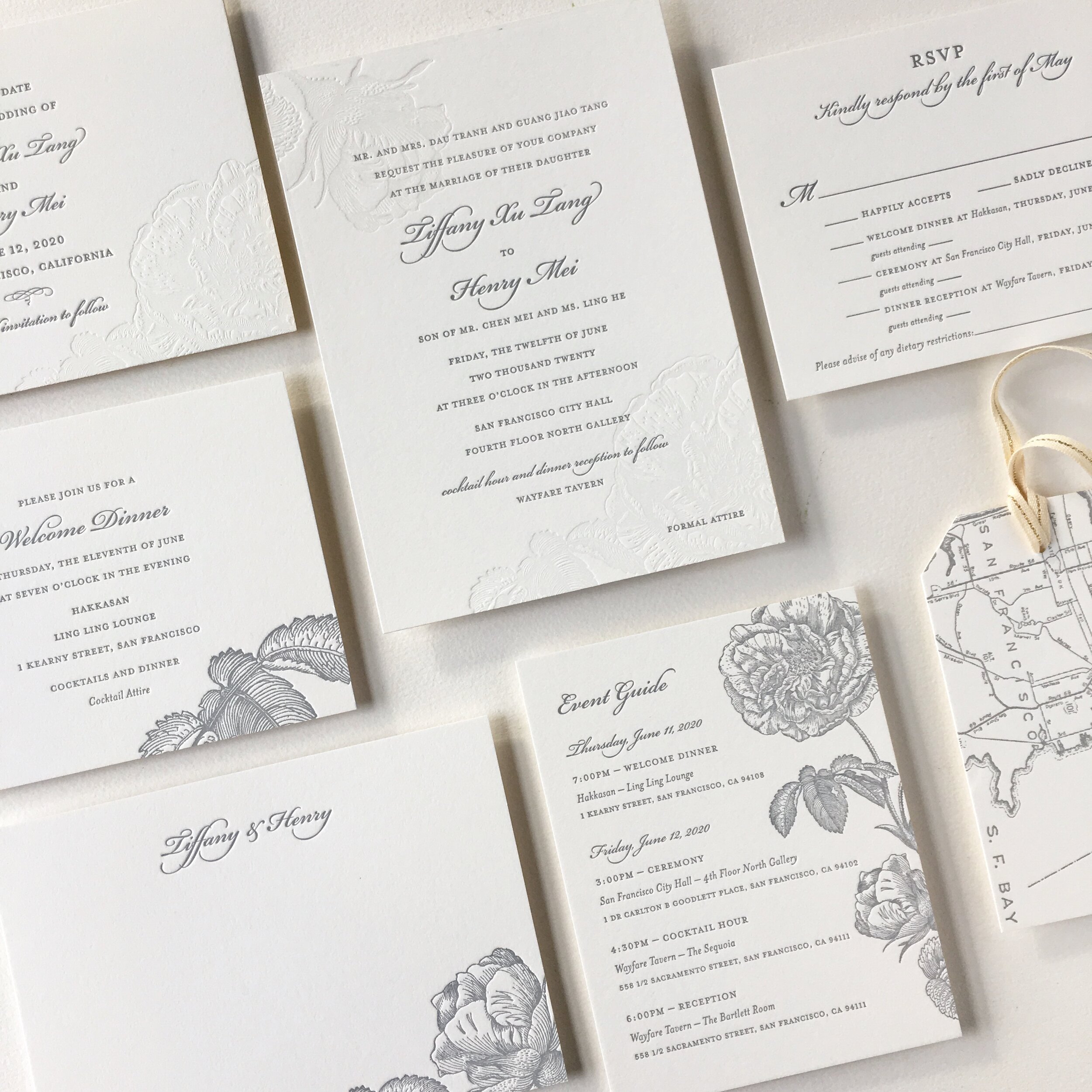 Party 6 Bookmarks Set of 12 Save the Date wedding