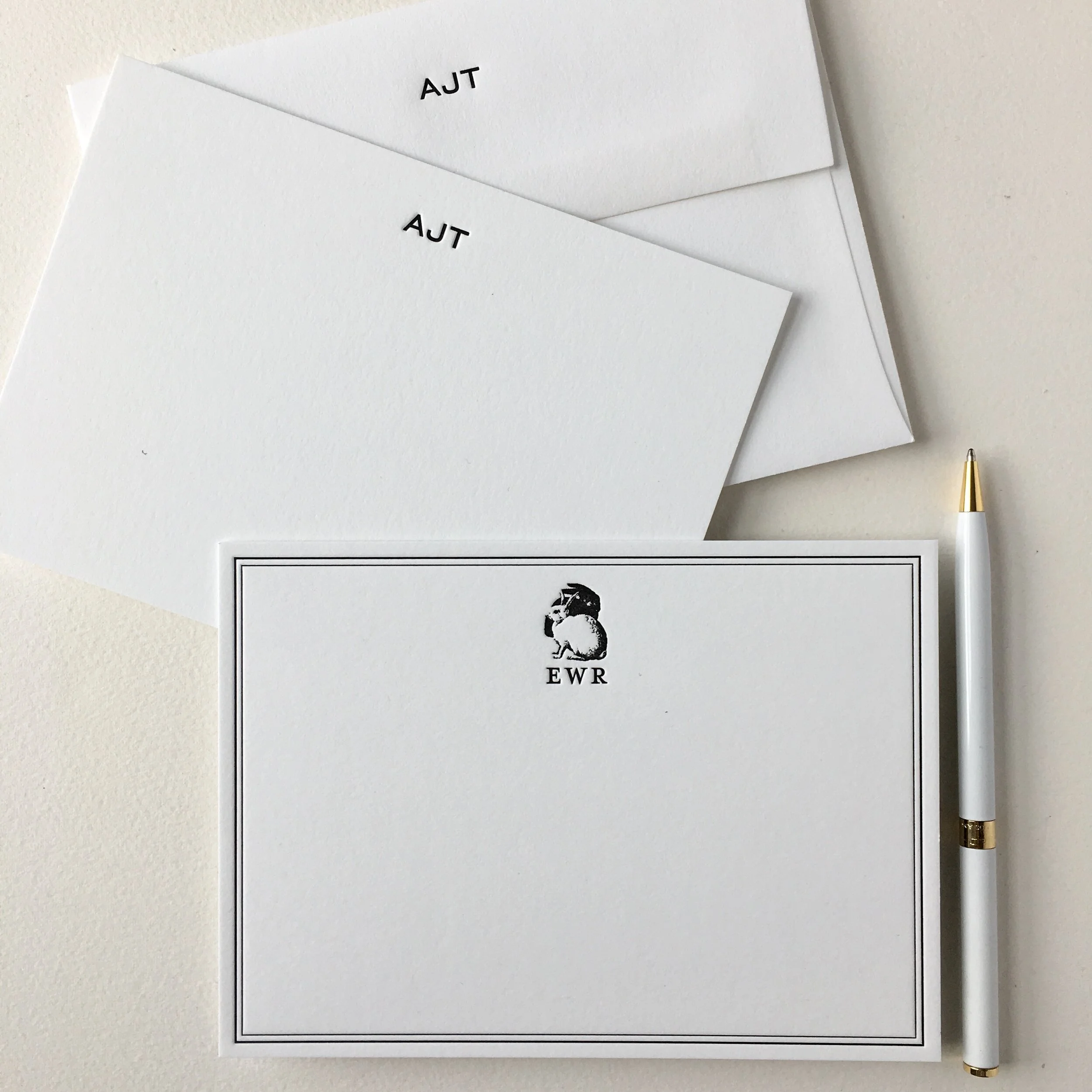 Paper Custom Honeybee Stationery Set Custom Blank Note Card Set