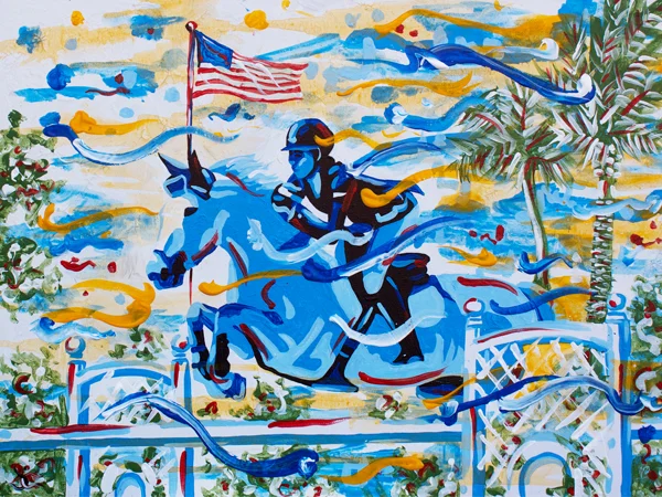 1.30.14 > Leap > 24x18 inch Acrylic Painting on canvas > NOT AVAILABLE FOR PURCHASE
