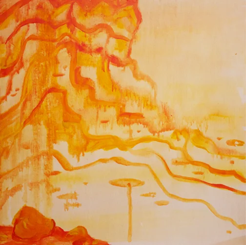 11.27.13 > I > Sentimental Tribute > 24x24 inch Acrylic Painting on wood > NOT AVAILABLE FOR PURCHASE