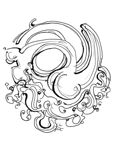 1.24.13 > Womonia > Illness > 8.5x11 inch Pen Drawing on paper > NOT AVAILABLE FOR PURCHASE
