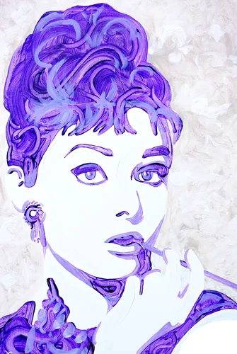 12.14.12 > In Violet > 24x36 inch Acrylic Painting on canvas > NOT AVAILABLE FOR PURCHASE